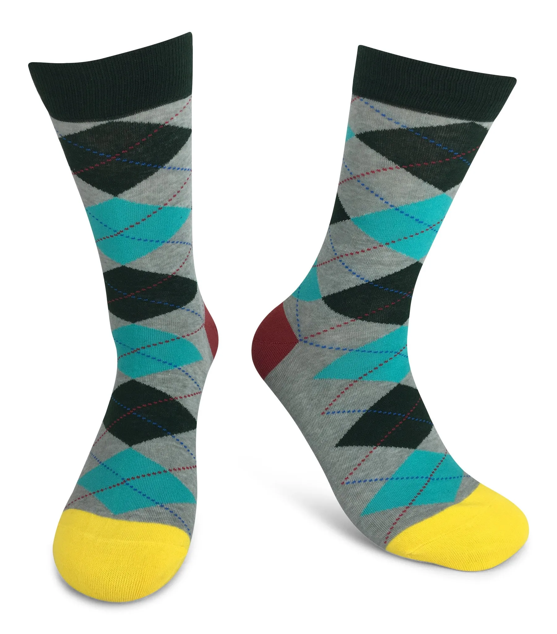 5 Pair Men Matching Fashion Dress Socks Gift Box-Groomsmen Weddings Party Socks