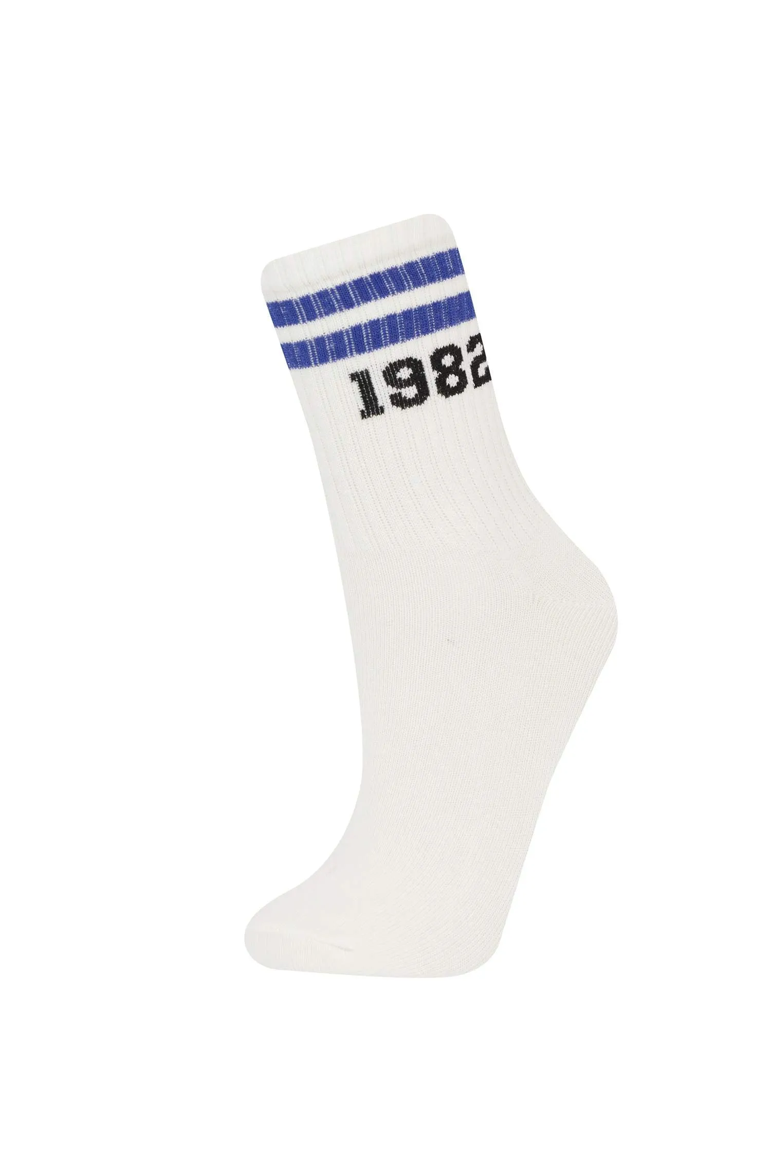 5 Pcs Cotton Long Socks with Man's Children's Comfortable Rubber