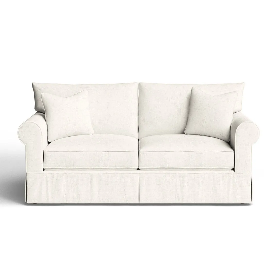 Amari 83" Slipcovered Sofa Wayfair Custom Upholstery™ Fabric: Bayou Natural Washable Canvas