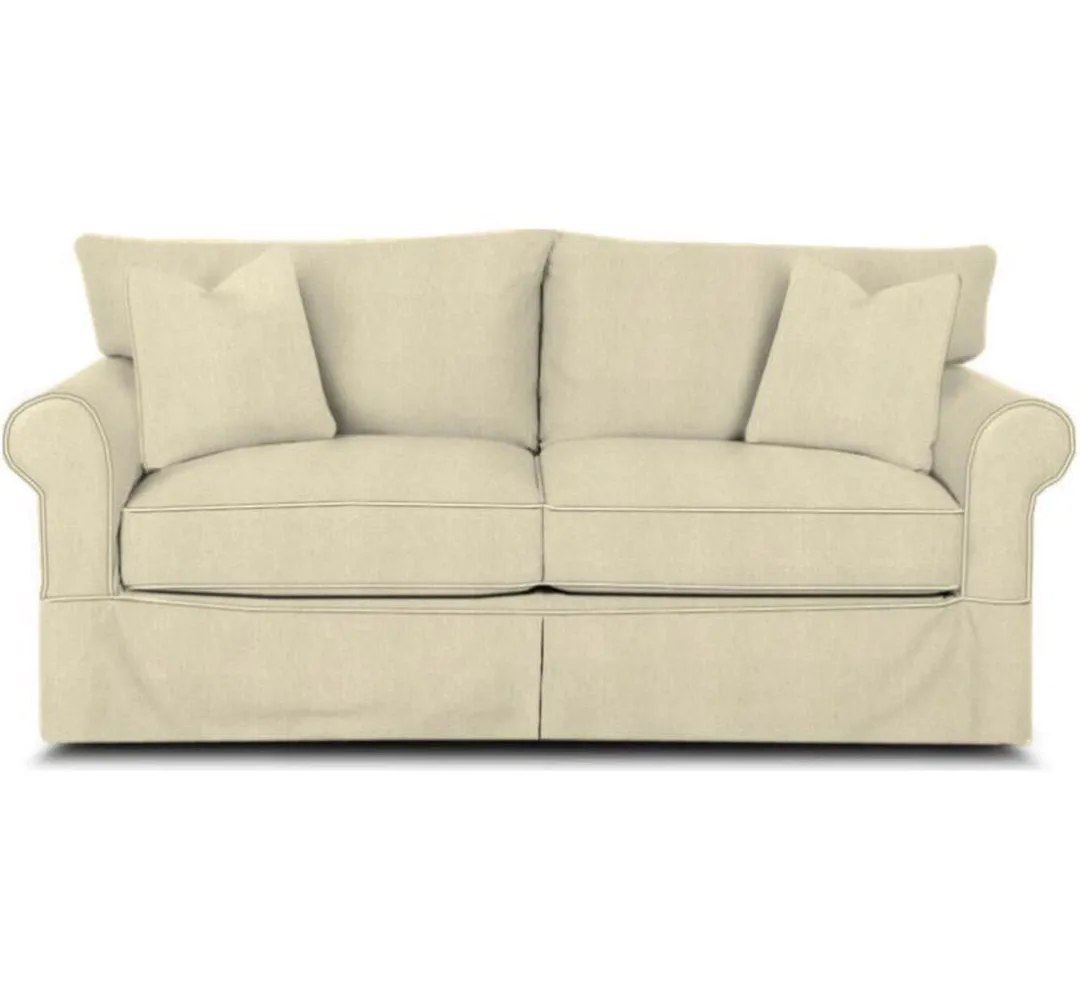 Amari 83" Slipcovered Sofa Wayfair Custom Upholstery™ Fabric: Bayou Natural Washable Canvas