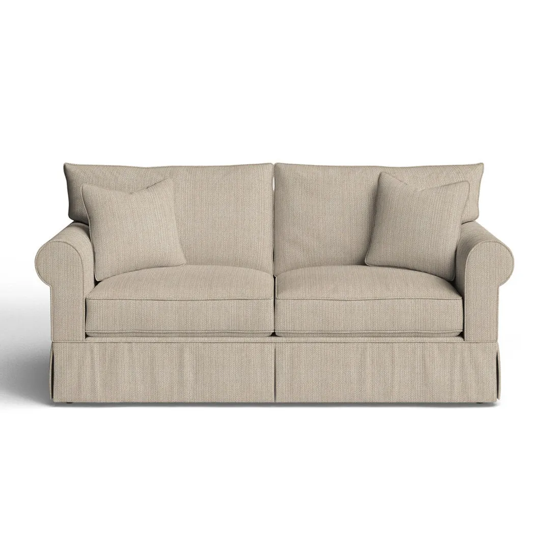 Amari 83" Slipcovered Sofa Wayfair Custom Upholstery™ Fabric: Bayou Natural Washable Canvas