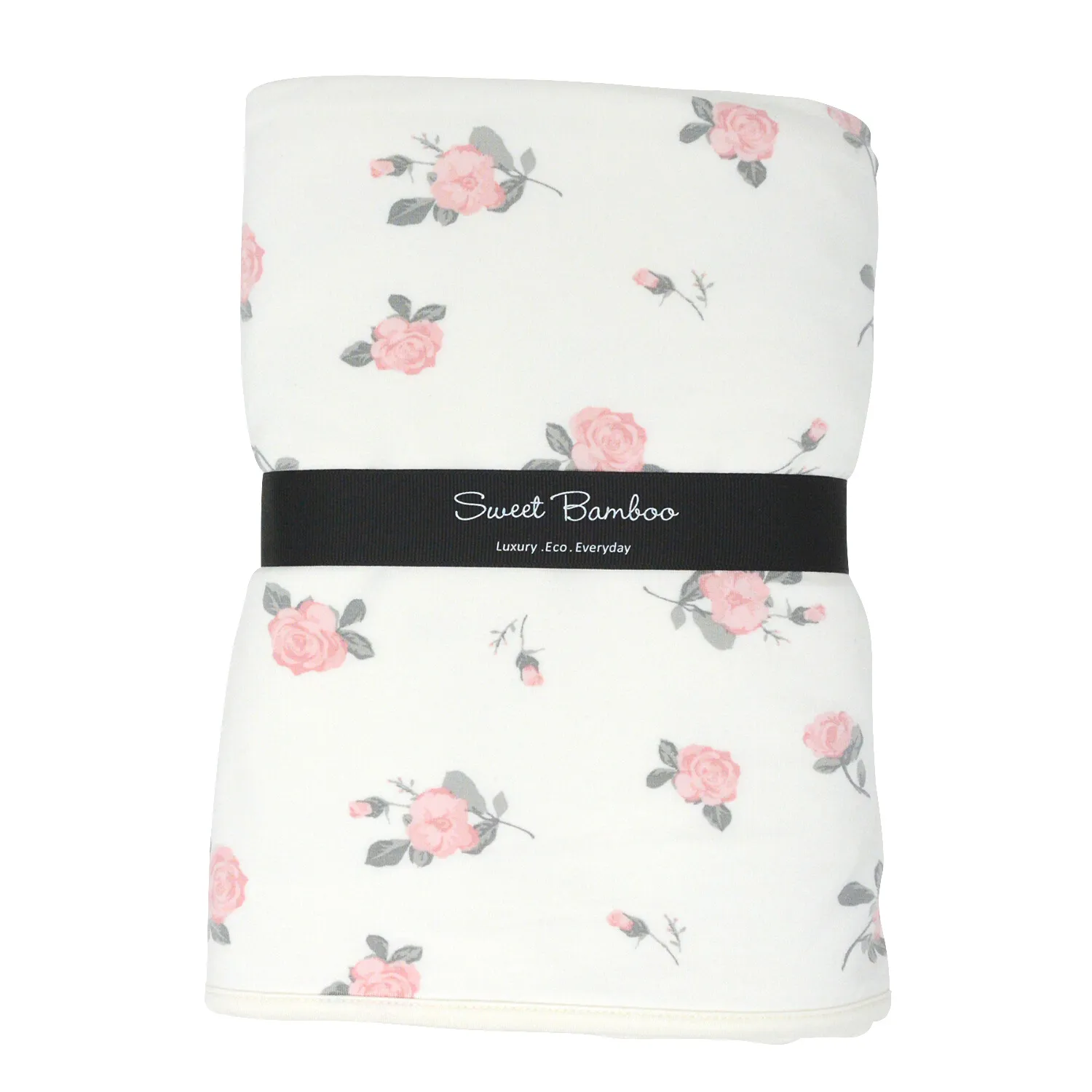 Big Kid Blanket  -  Roses White
