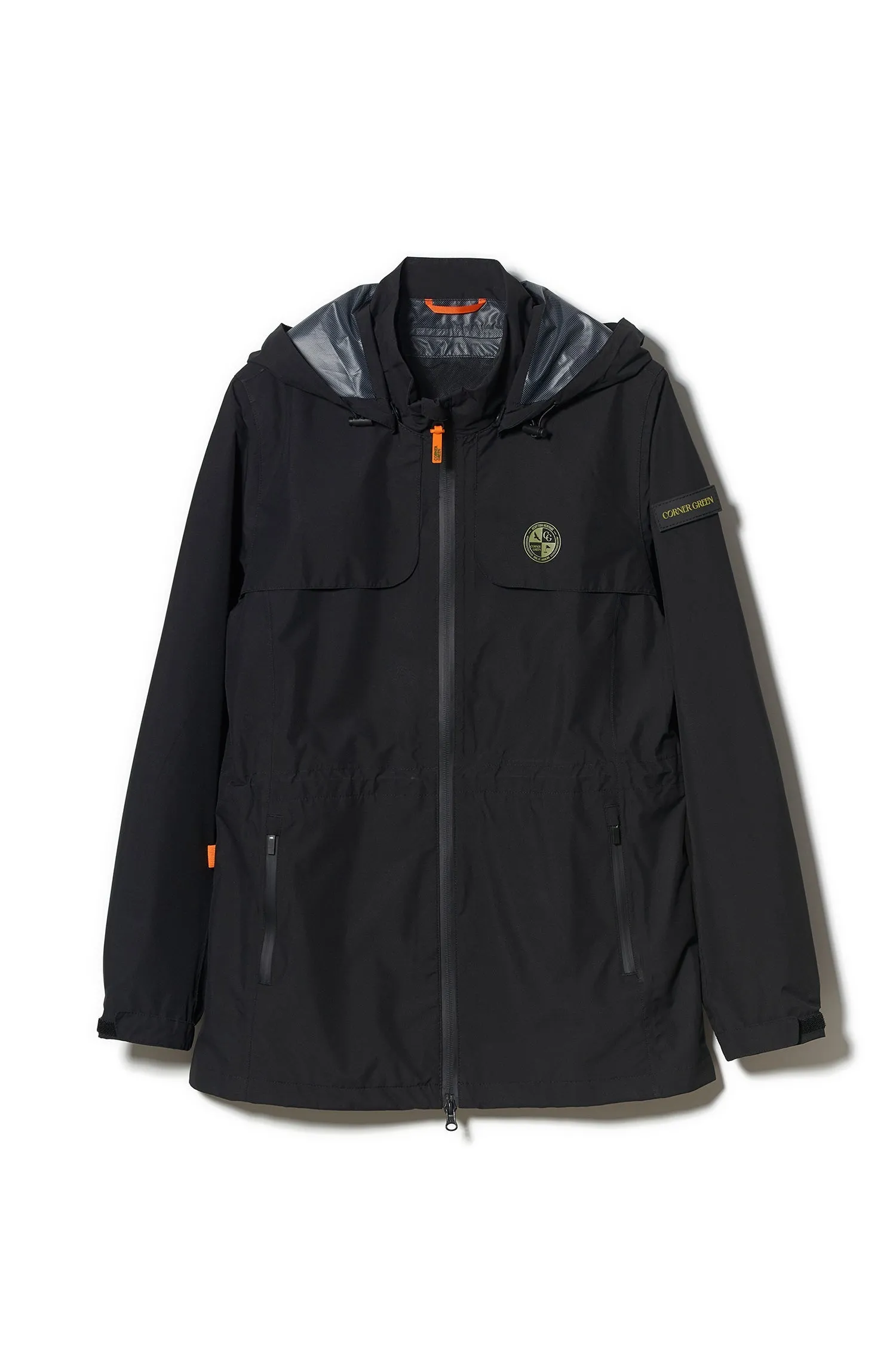 BIRDIE Womens Golf Rain Jacket - Black