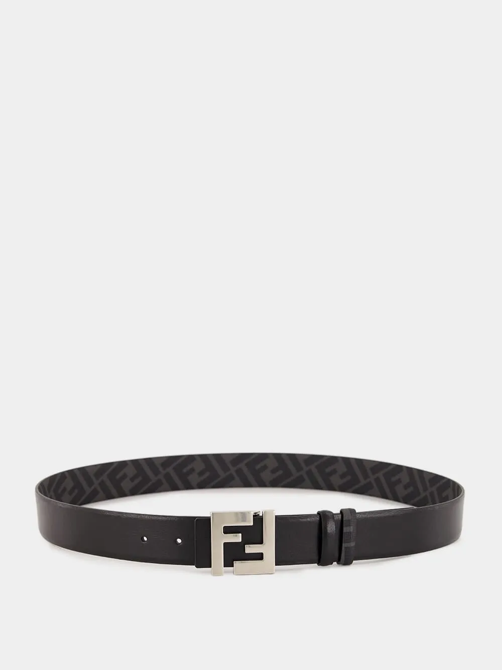 Black FF Squared Reversible Belt