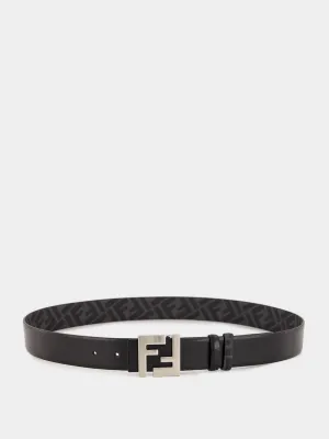 Black FF Squared Reversible Belt