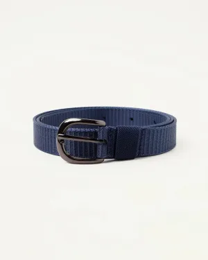 Blue Canvas Belt