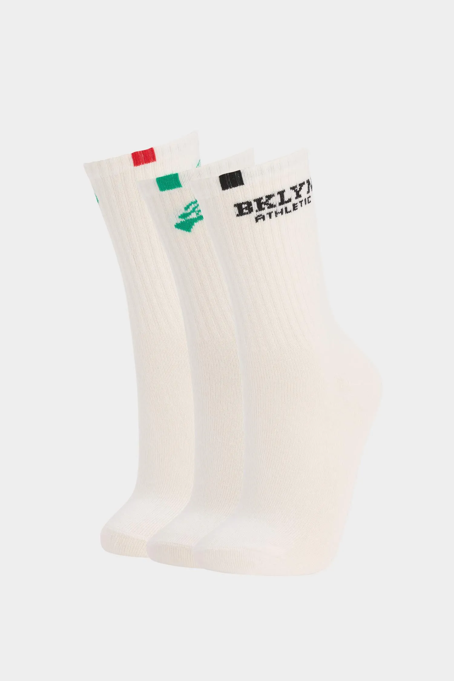 Boy 3 Pcs Cotton Long Socks