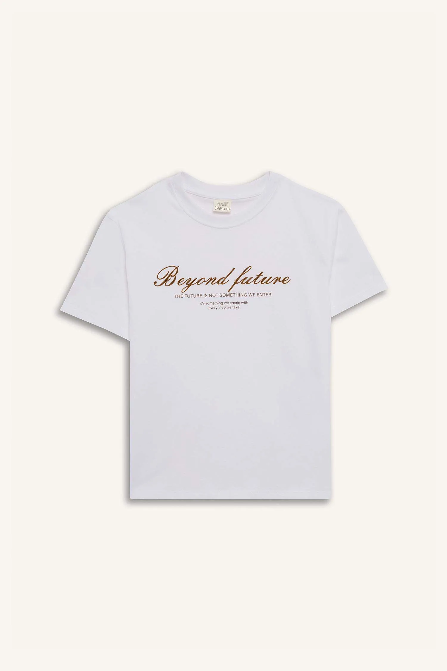 Boy Printed Crew Neck Short Sleeve T-Shirt