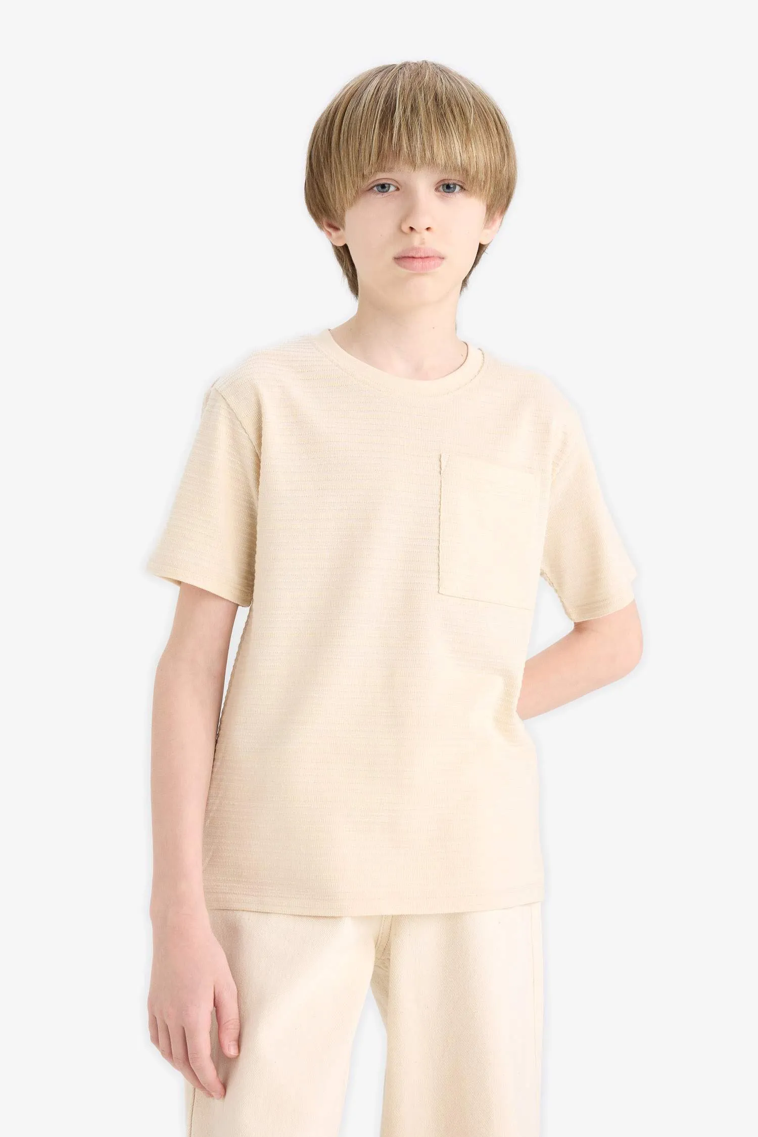 Boy Regular Fit Crew Neck Short Sleeve T-Shirt