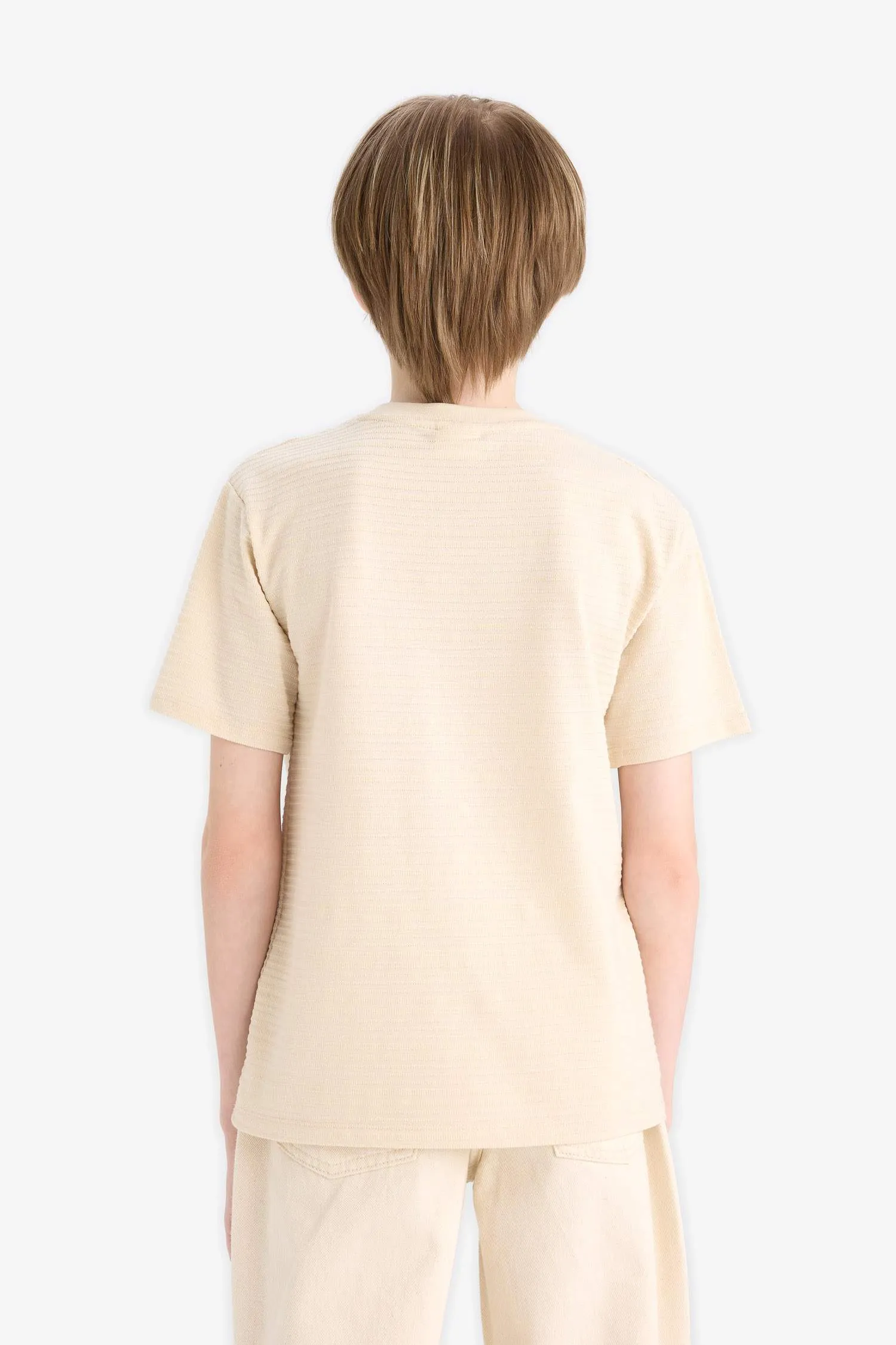 Boy Regular Fit Crew Neck Short Sleeve T-Shirt