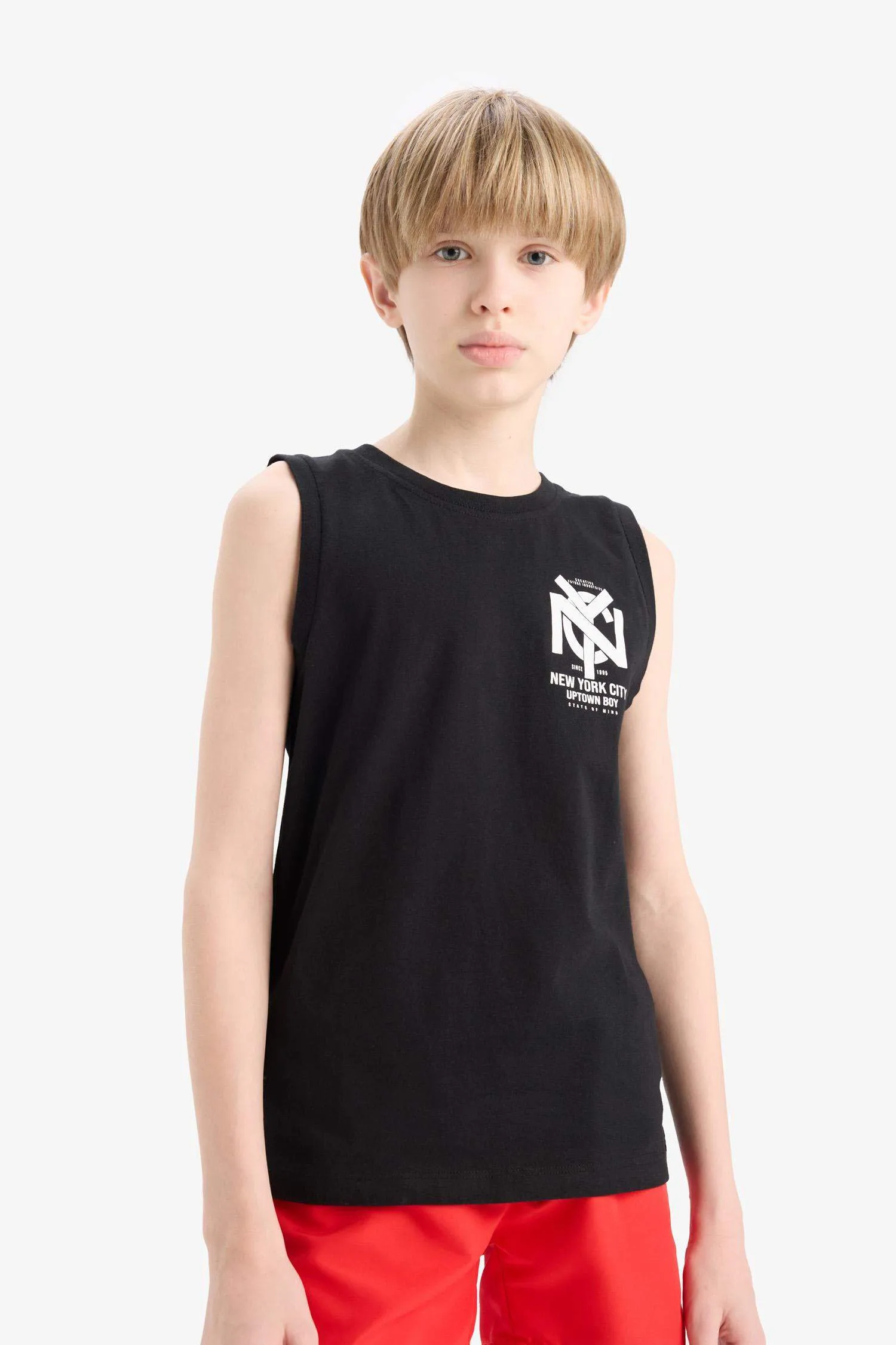 Boys Bike Collar Printed Athlete
