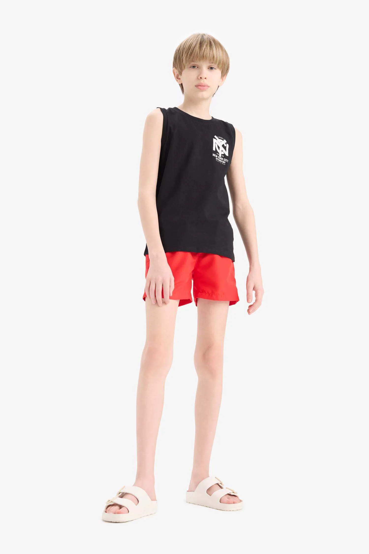 Boys Bike Collar Printed Athlete