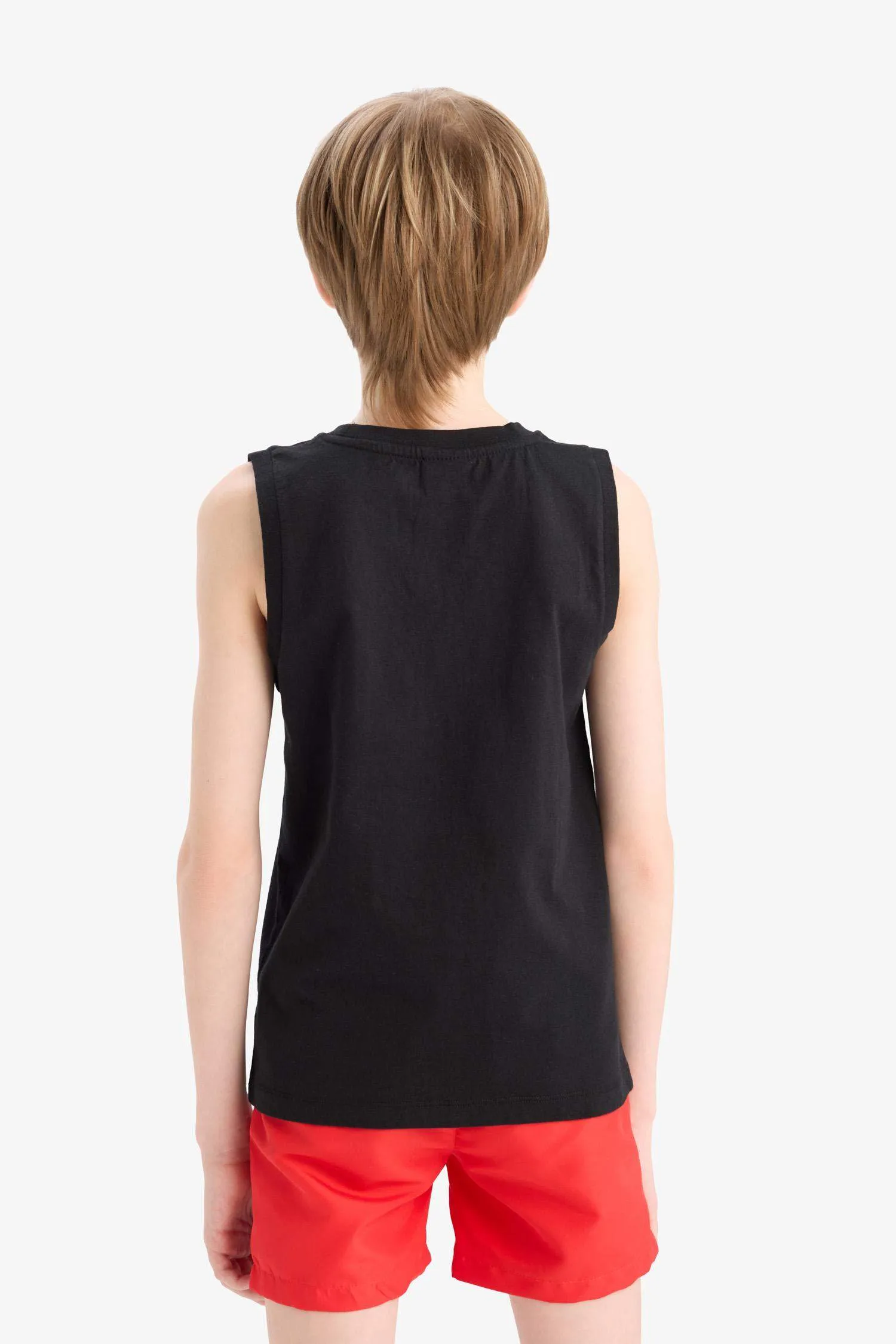 Boys Bike Collar Printed Athlete