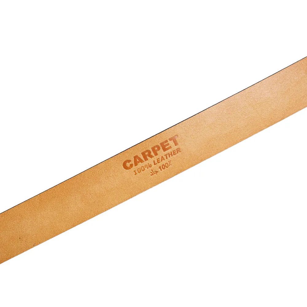 Carpet Company Leather Belt Tan