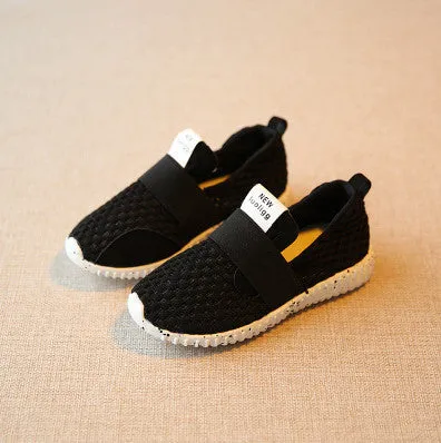 Children boys shoes net fabric kids summer breathable gauze confortable girls casual shoes