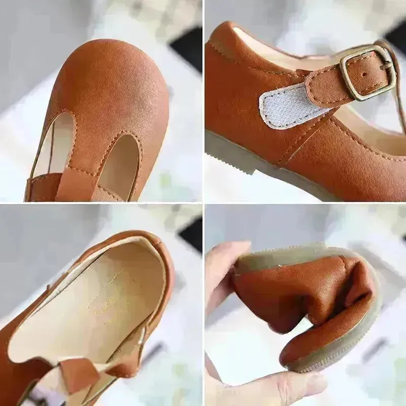 Children's pea shoes versatile single shoes baby shoes