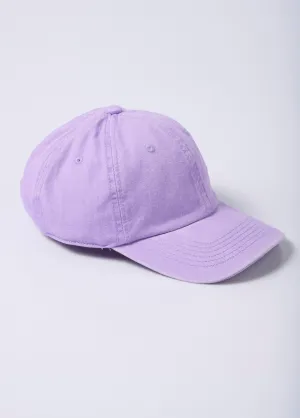 Colorful canvas cap with a worn effect