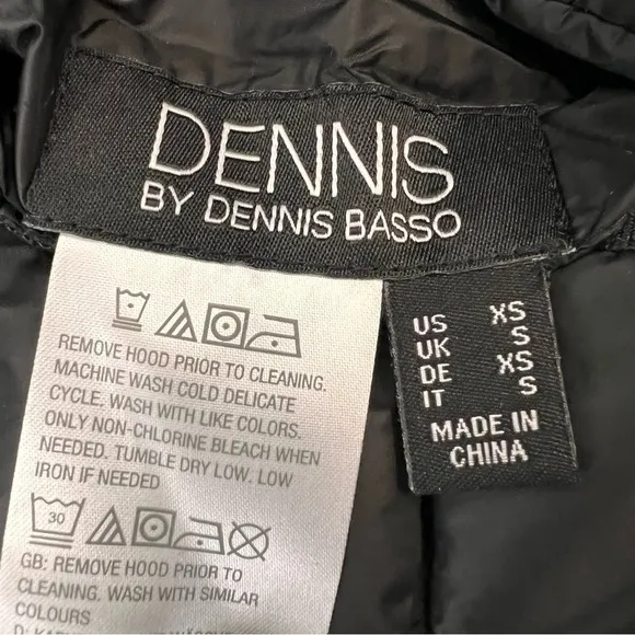 Dennis Basso Reversible Faux Fur Water Resistant Coat