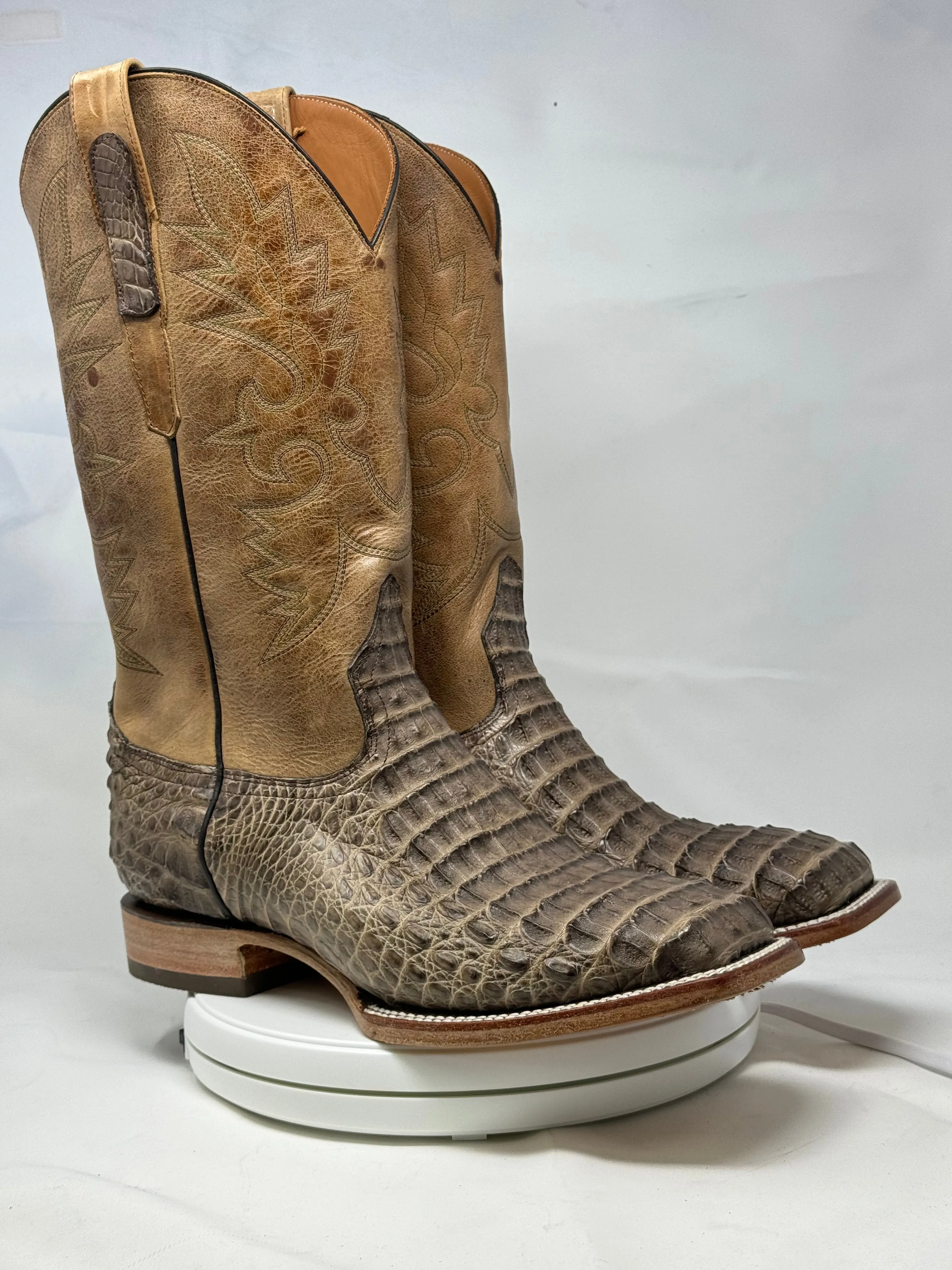 DJ2054 | Don Juan Boots Men's Caiman Back Chocomink H Toe P