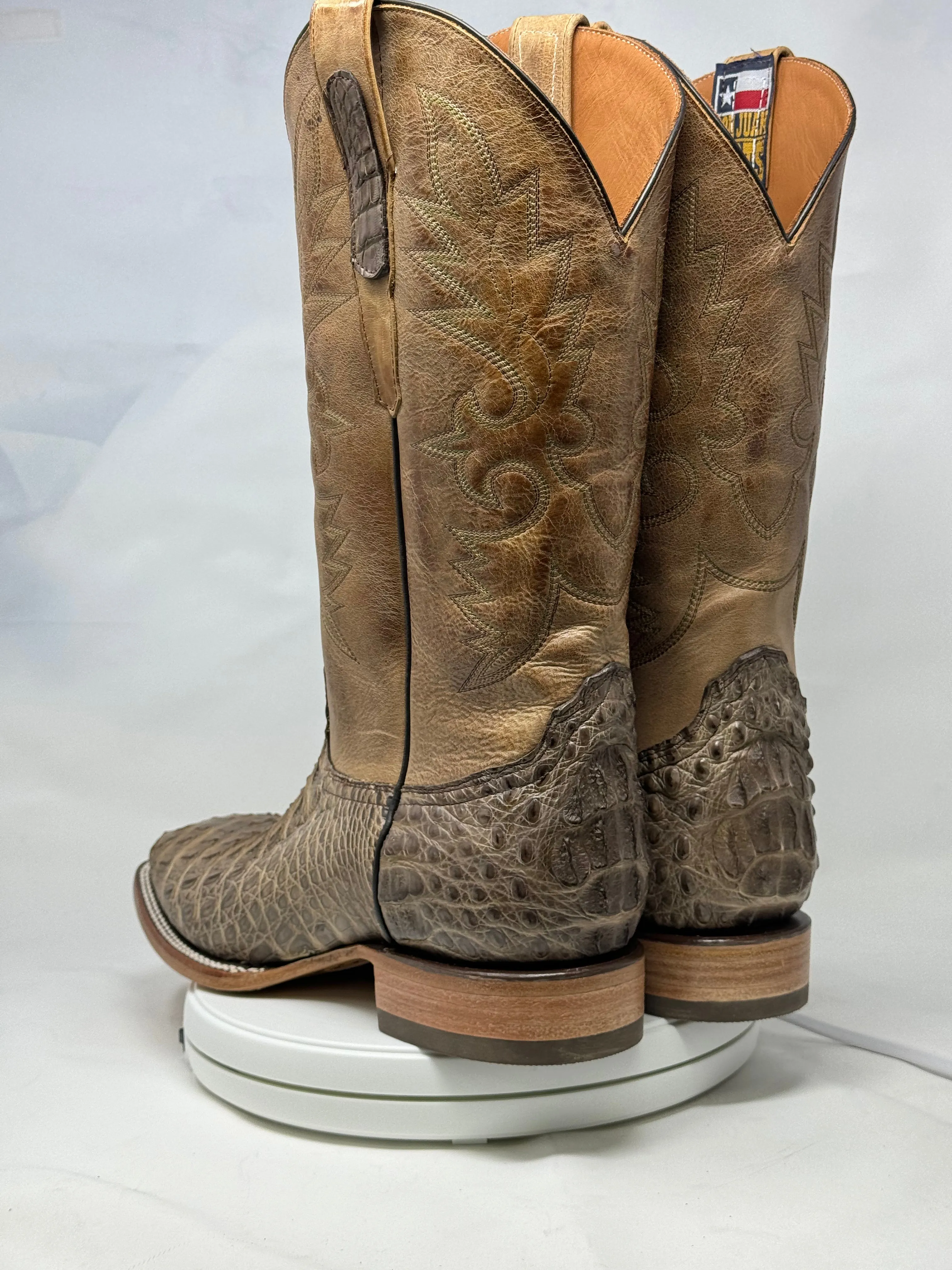 DJ2054 | Don Juan Boots Men's Caiman Back Chocomink H Toe P