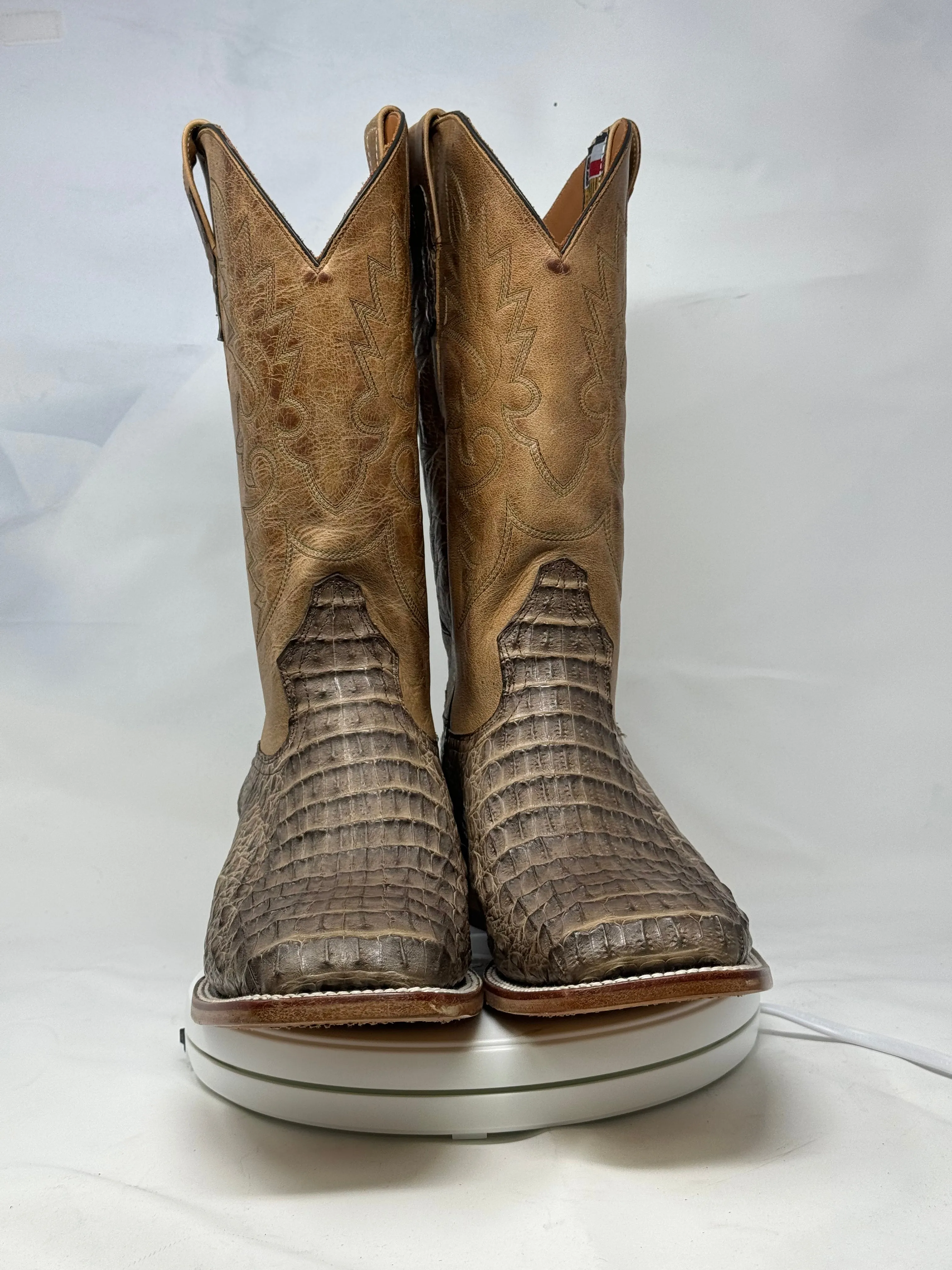 DJ2054 | Don Juan Boots Men's Caiman Back Chocomink H Toe P