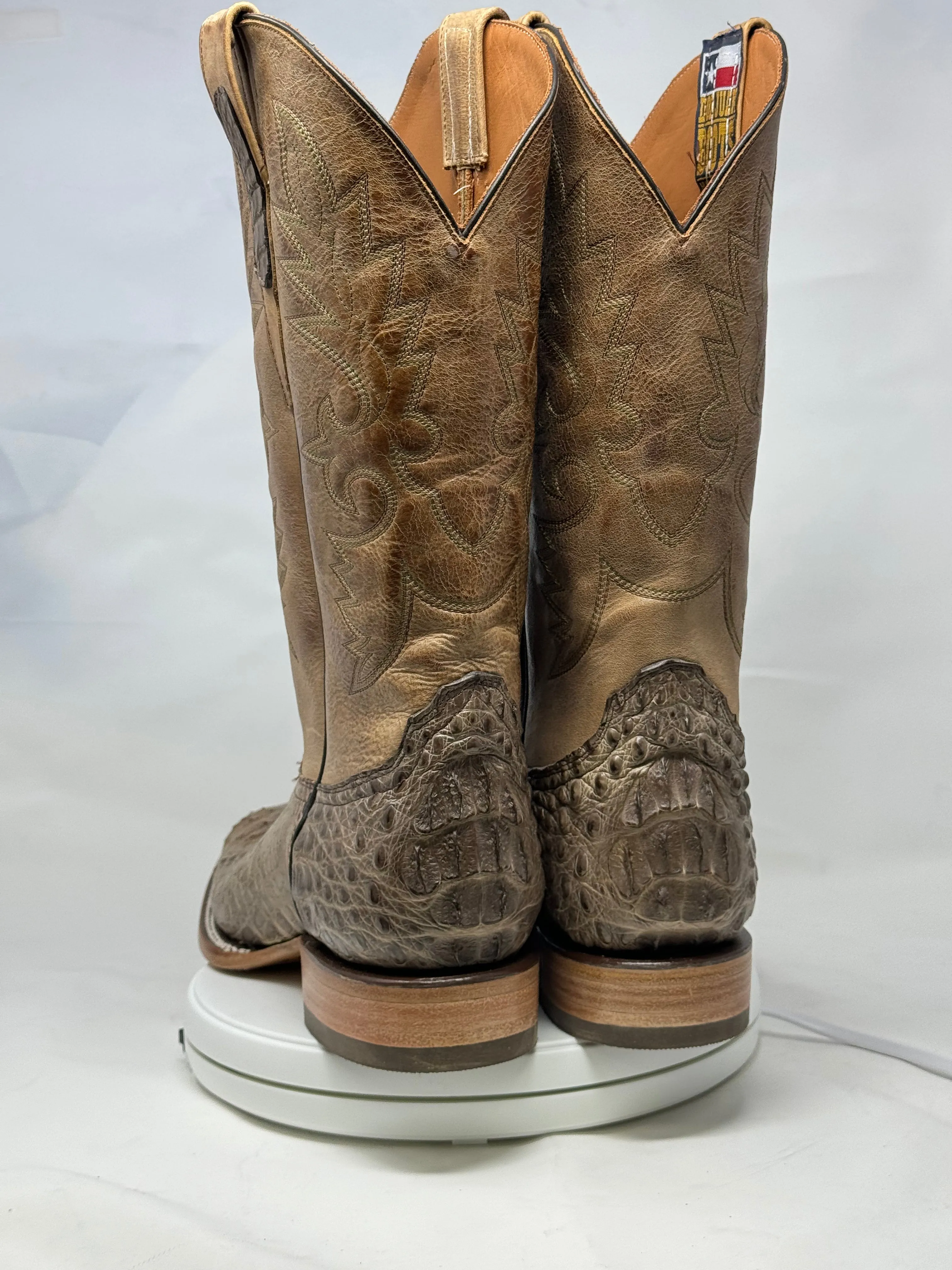 DJ2054 | Don Juan Boots Men's Caiman Back Chocomink H Toe P