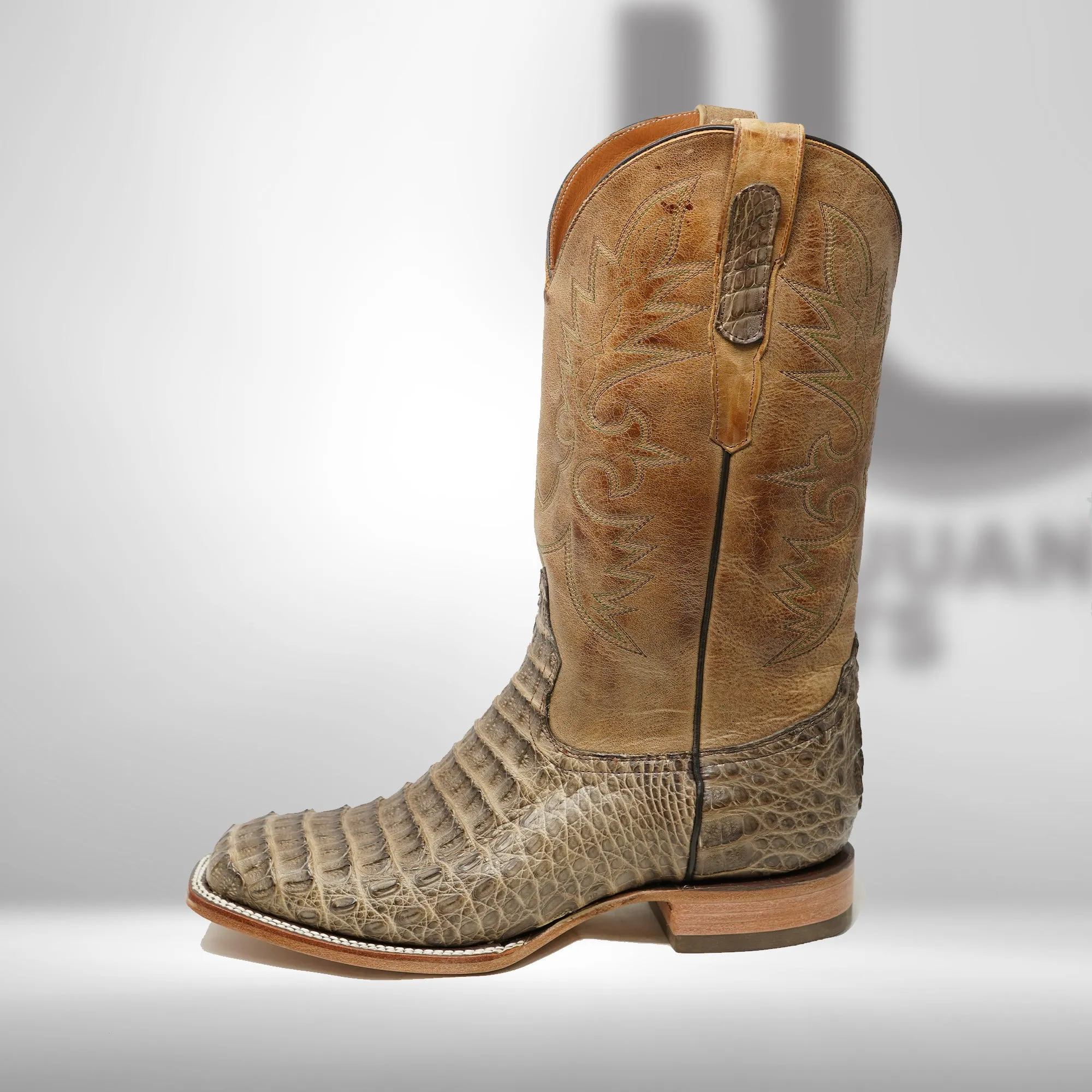 DJ2054 | Don Juan Boots Men's Caiman Back Chocomink H Toe P