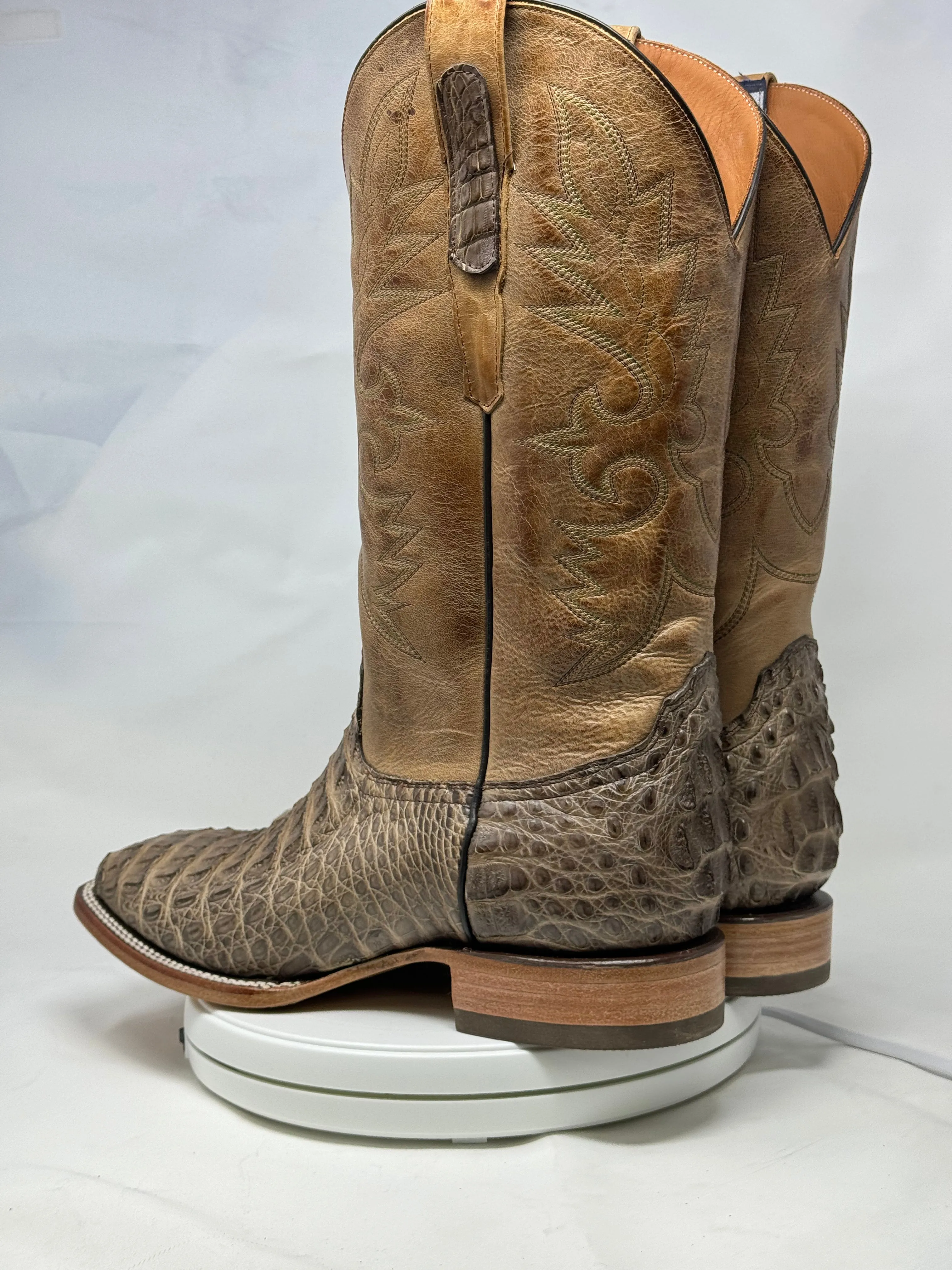 DJ2054 | Don Juan Boots Men's Caiman Back Chocomink H Toe P