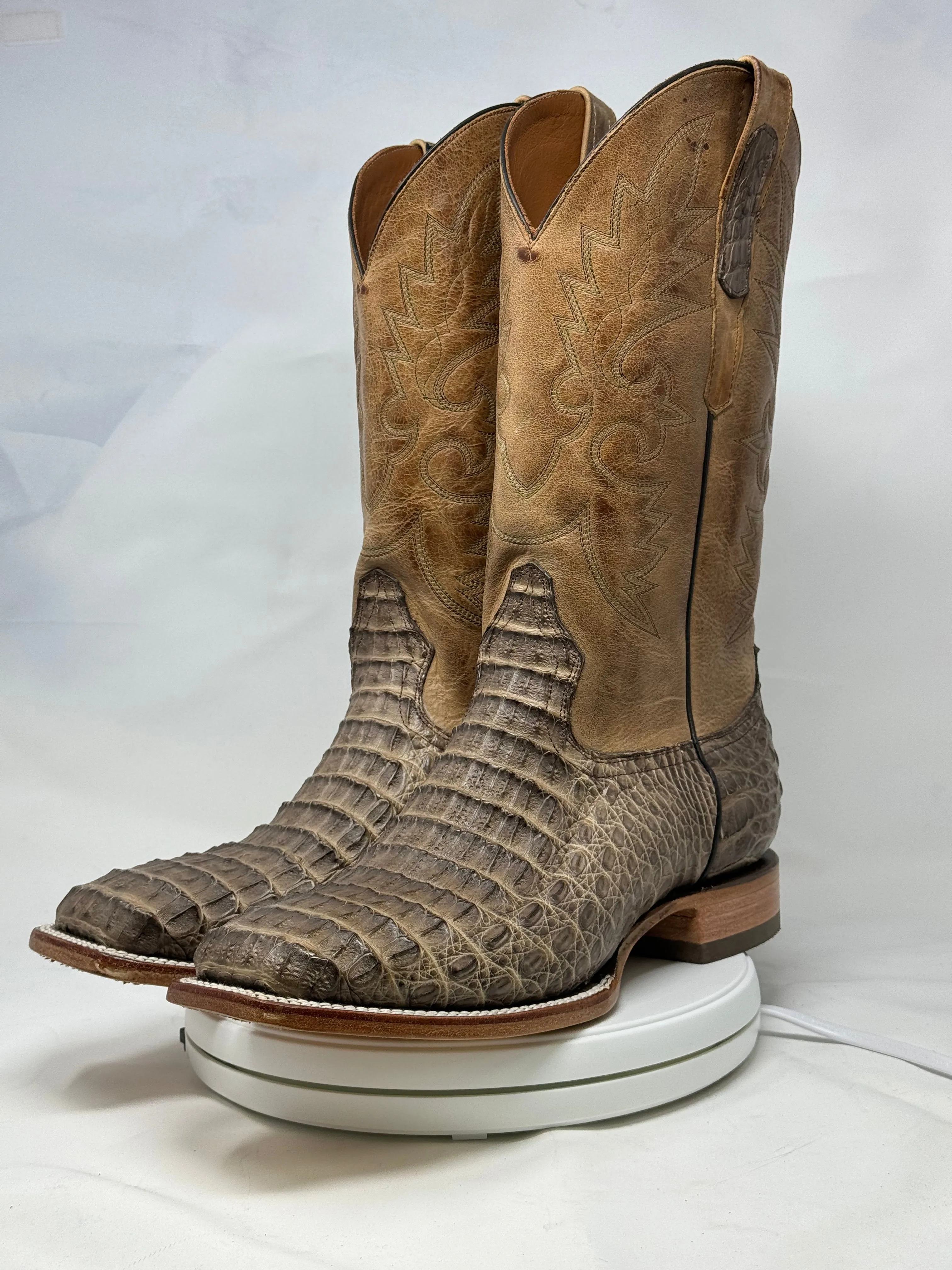 DJ2054 | Don Juan Boots Men's Caiman Back Chocomink H Toe P