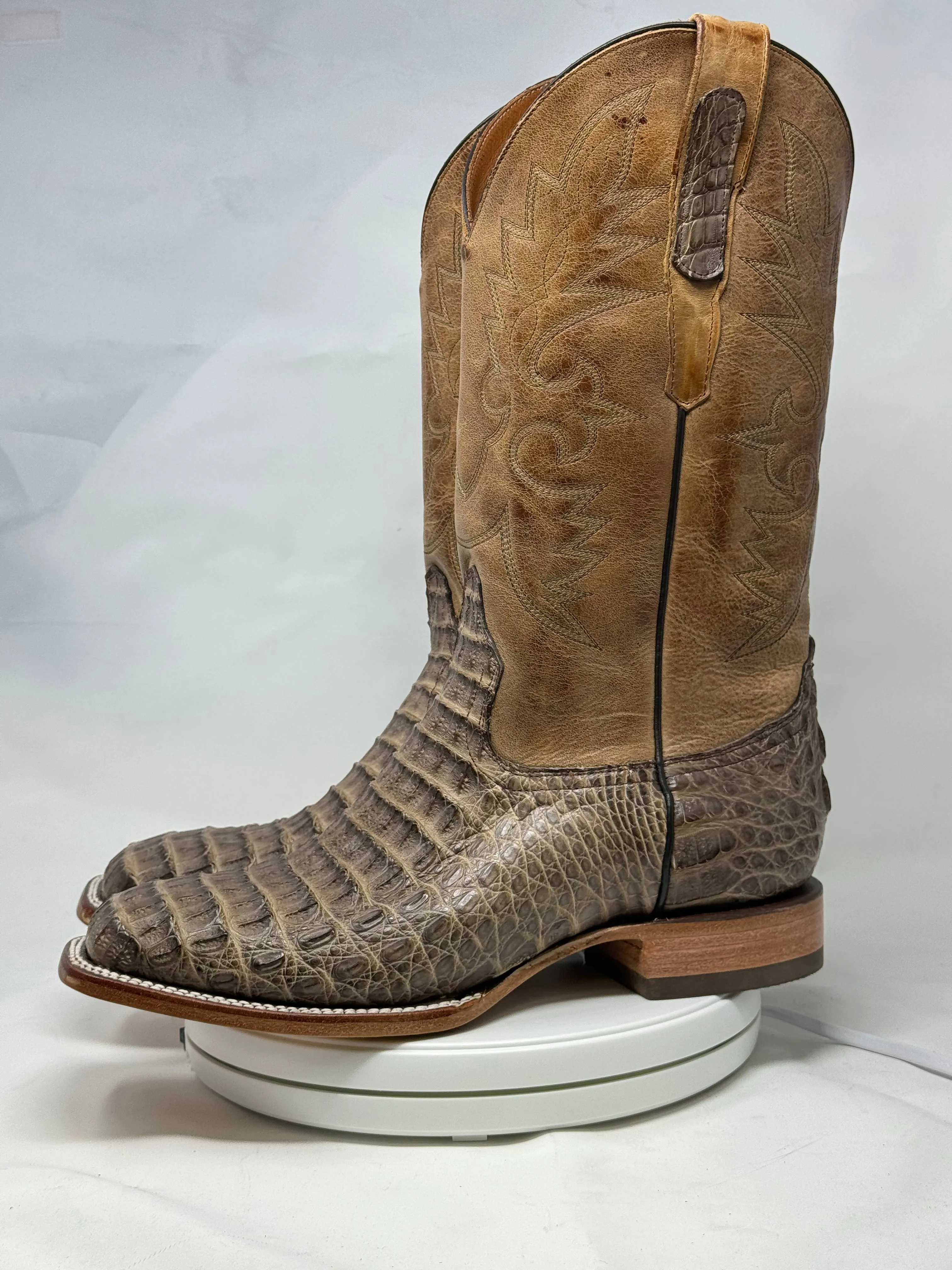 DJ2054 | Don Juan Boots Men's Caiman Back Chocomink H Toe P