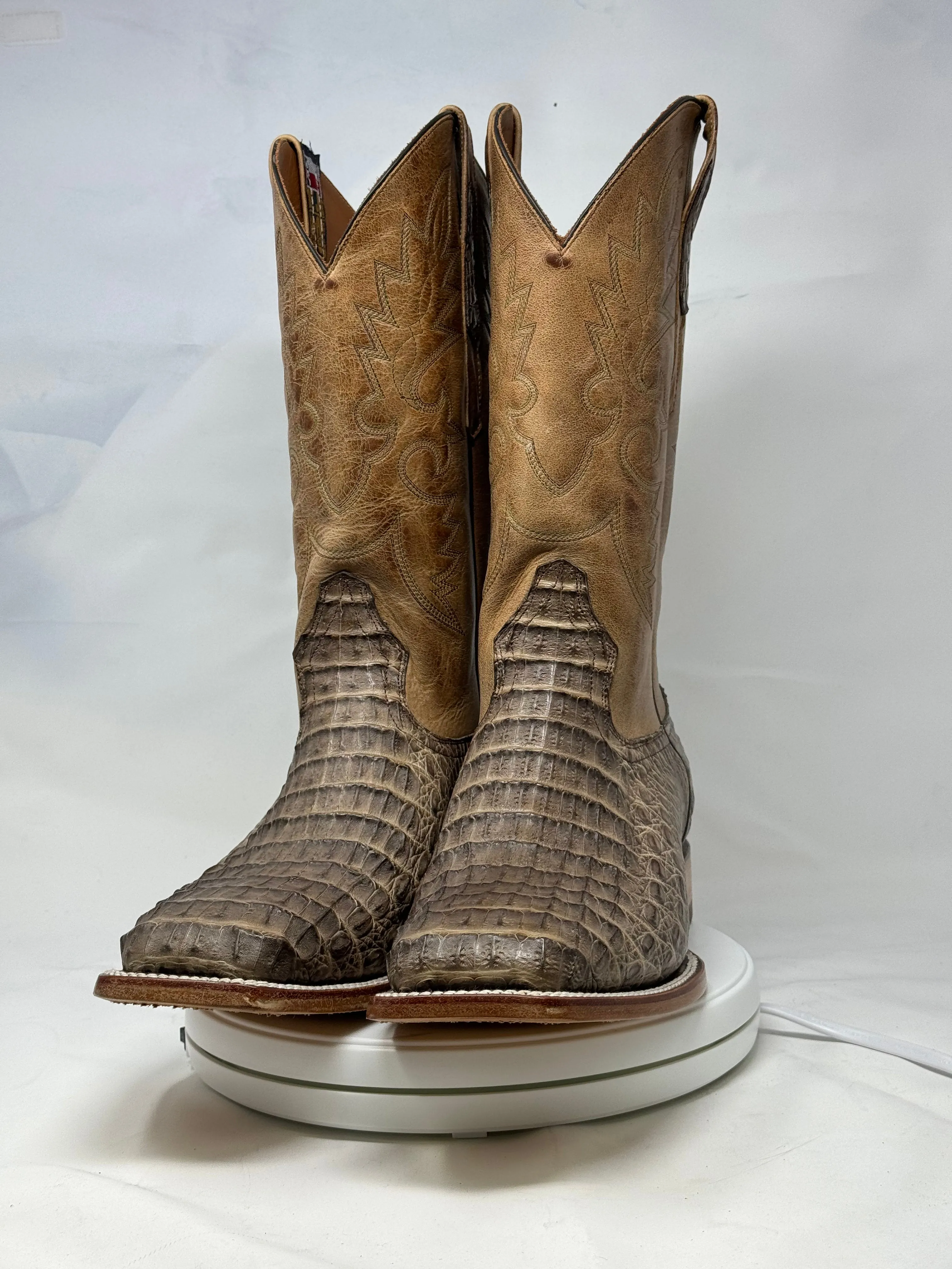 DJ2054 | Don Juan Boots Men's Caiman Back Chocomink H Toe P