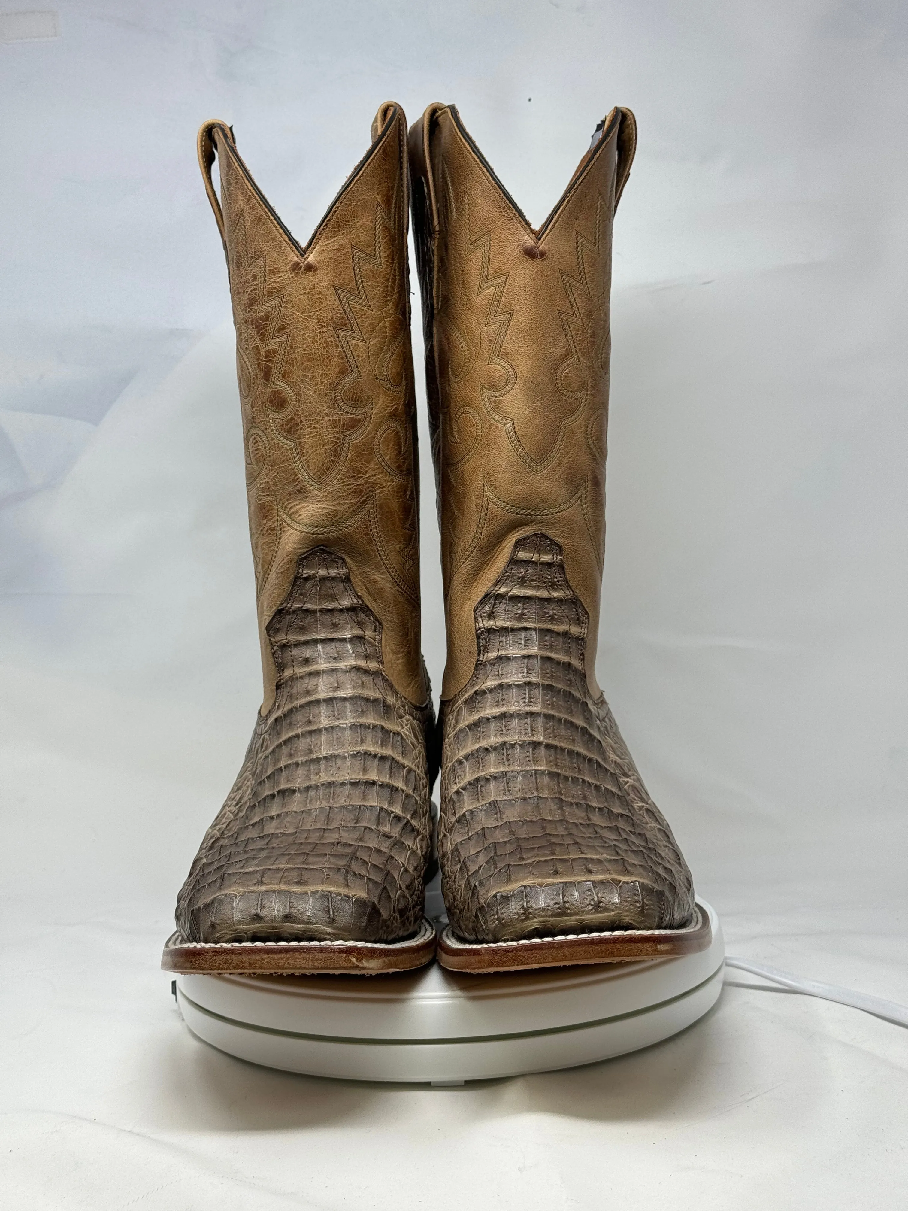 DJ2054 | Don Juan Boots Men's Caiman Back Chocomink H Toe P