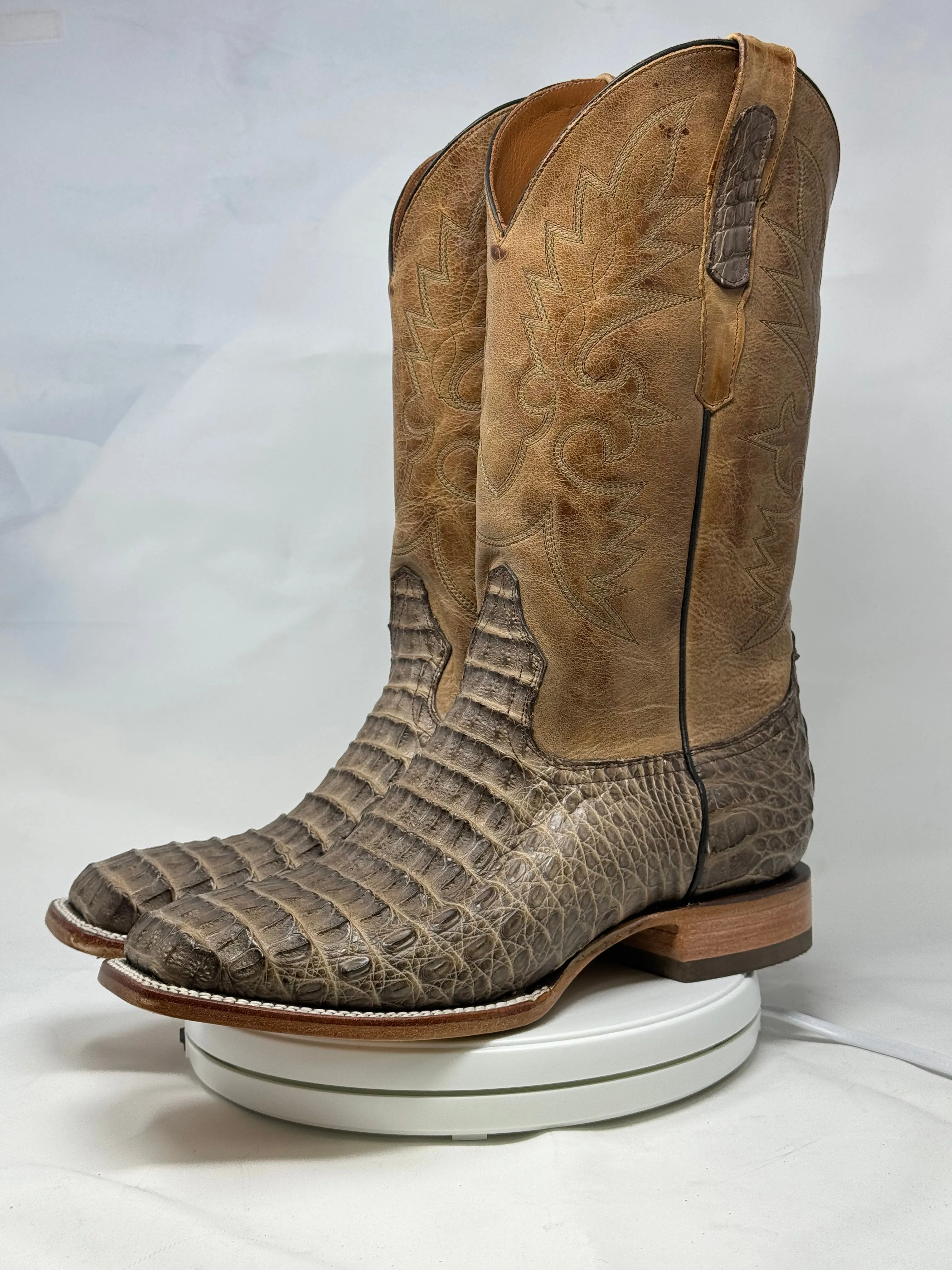 DJ2054 | Don Juan Boots Men's Caiman Back Chocomink H Toe P