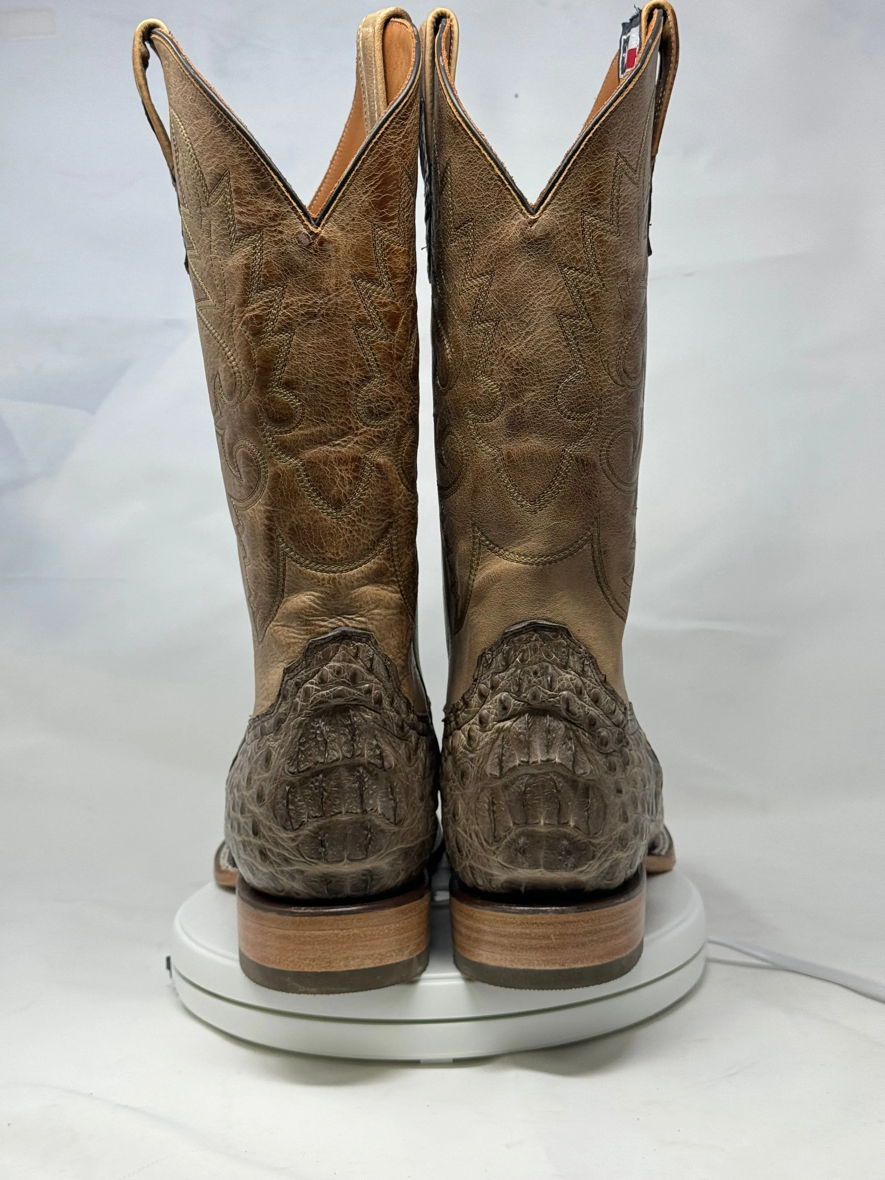 DJ2054 | Don Juan Boots Men's Caiman Back Chocomink H Toe P