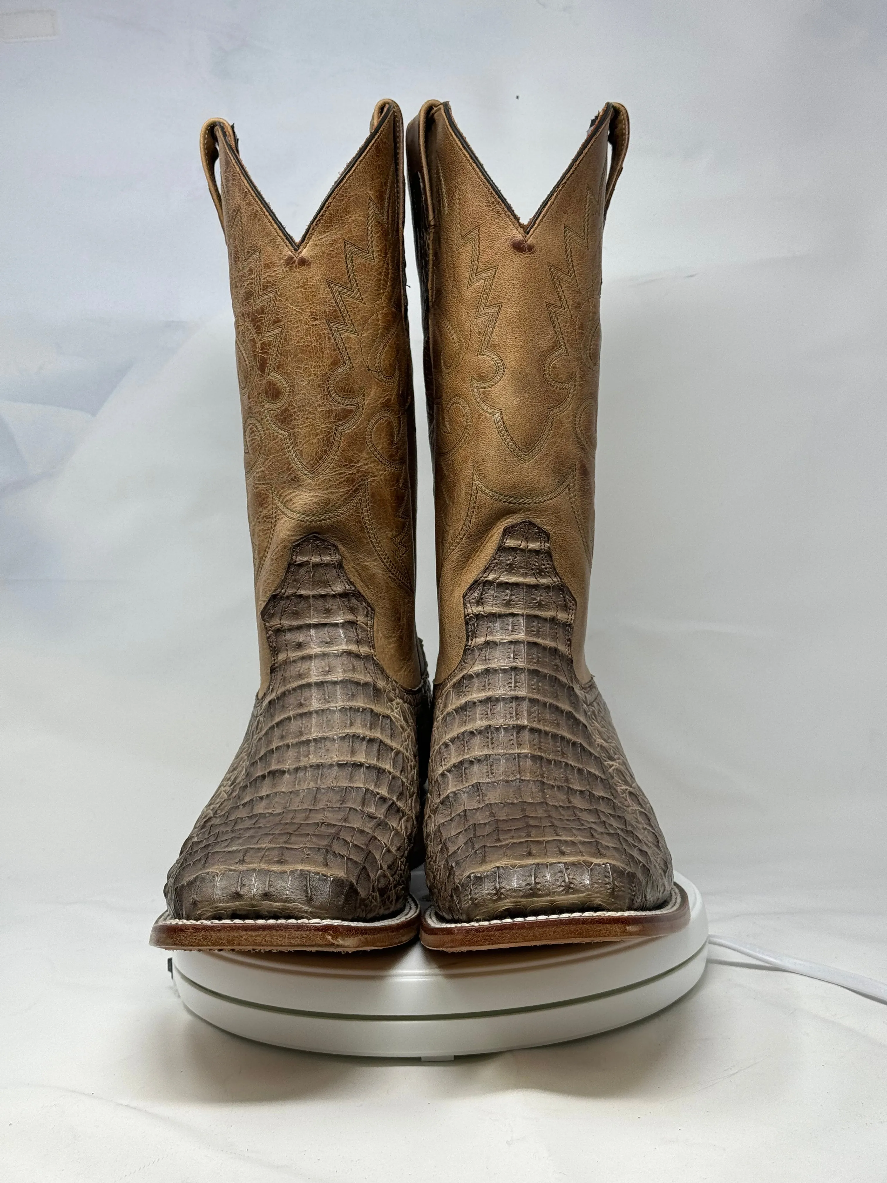 DJ2054 | Don Juan Boots Men's Caiman Back Chocomink H Toe P