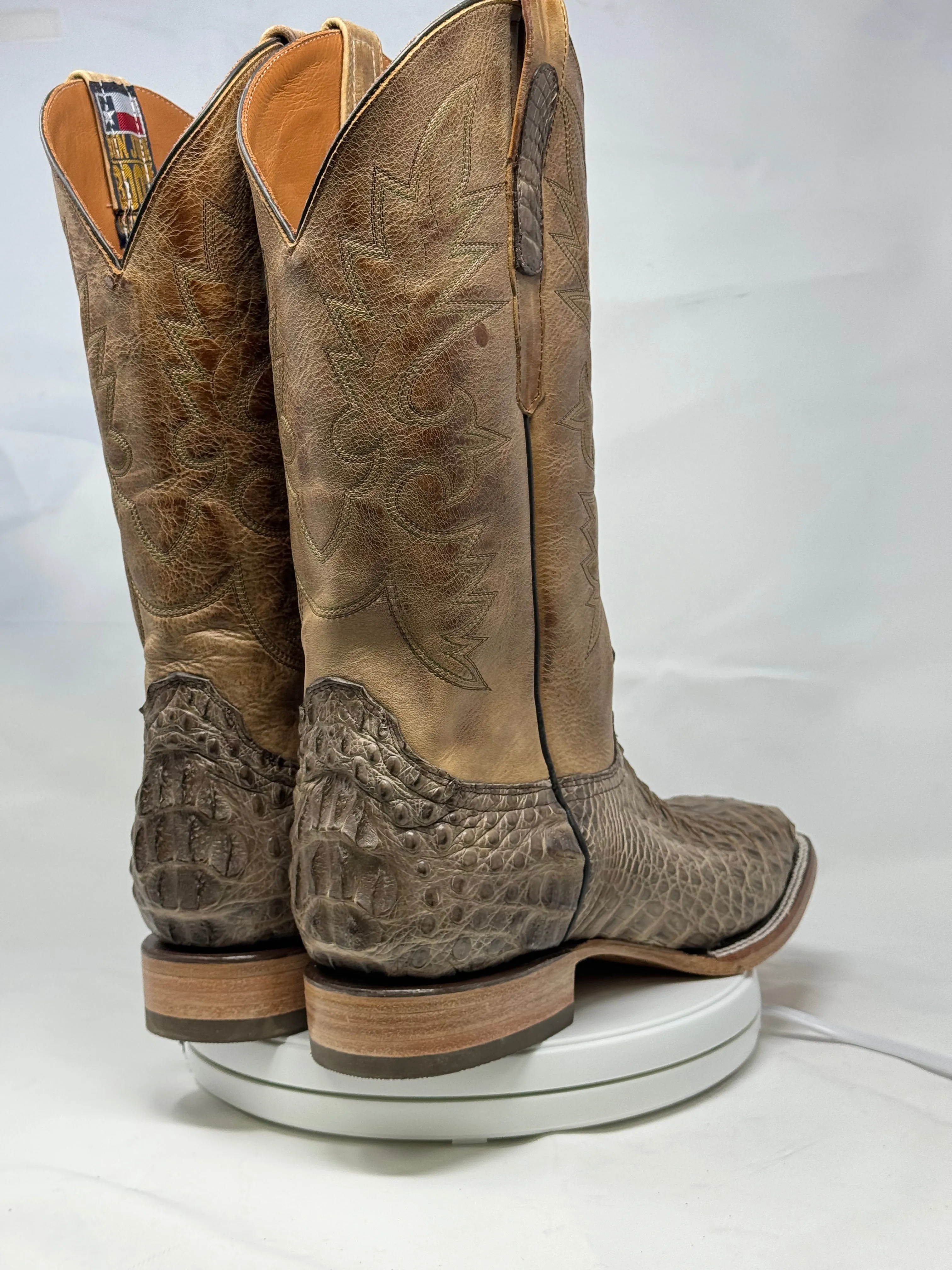DJ2054 | Don Juan Boots Men's Caiman Back Chocomink H Toe P