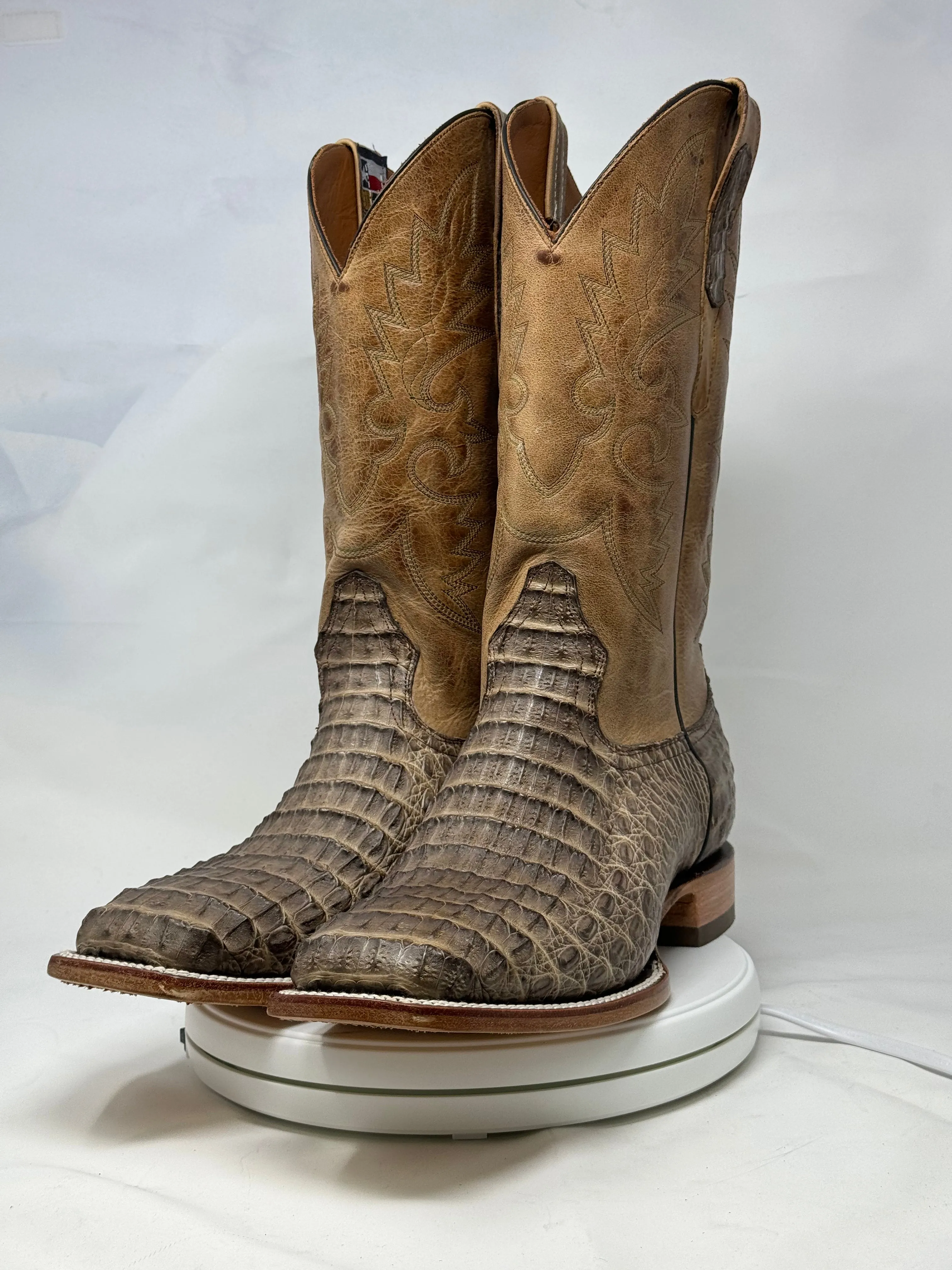 DJ2054 | Don Juan Boots Men's Caiman Back Chocomink H Toe P