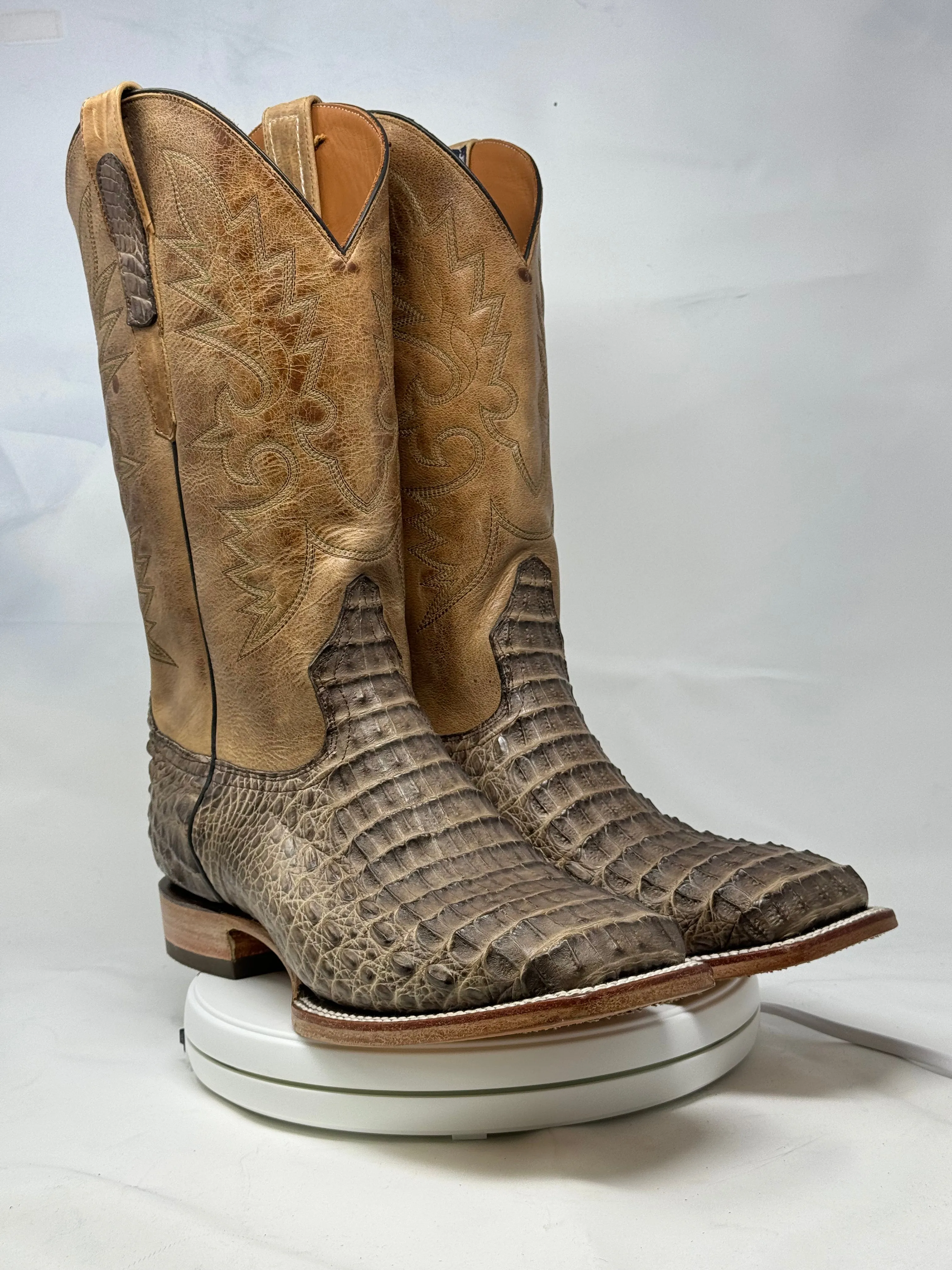 DJ2054 | Don Juan Boots Men's Caiman Back Chocomink H Toe P