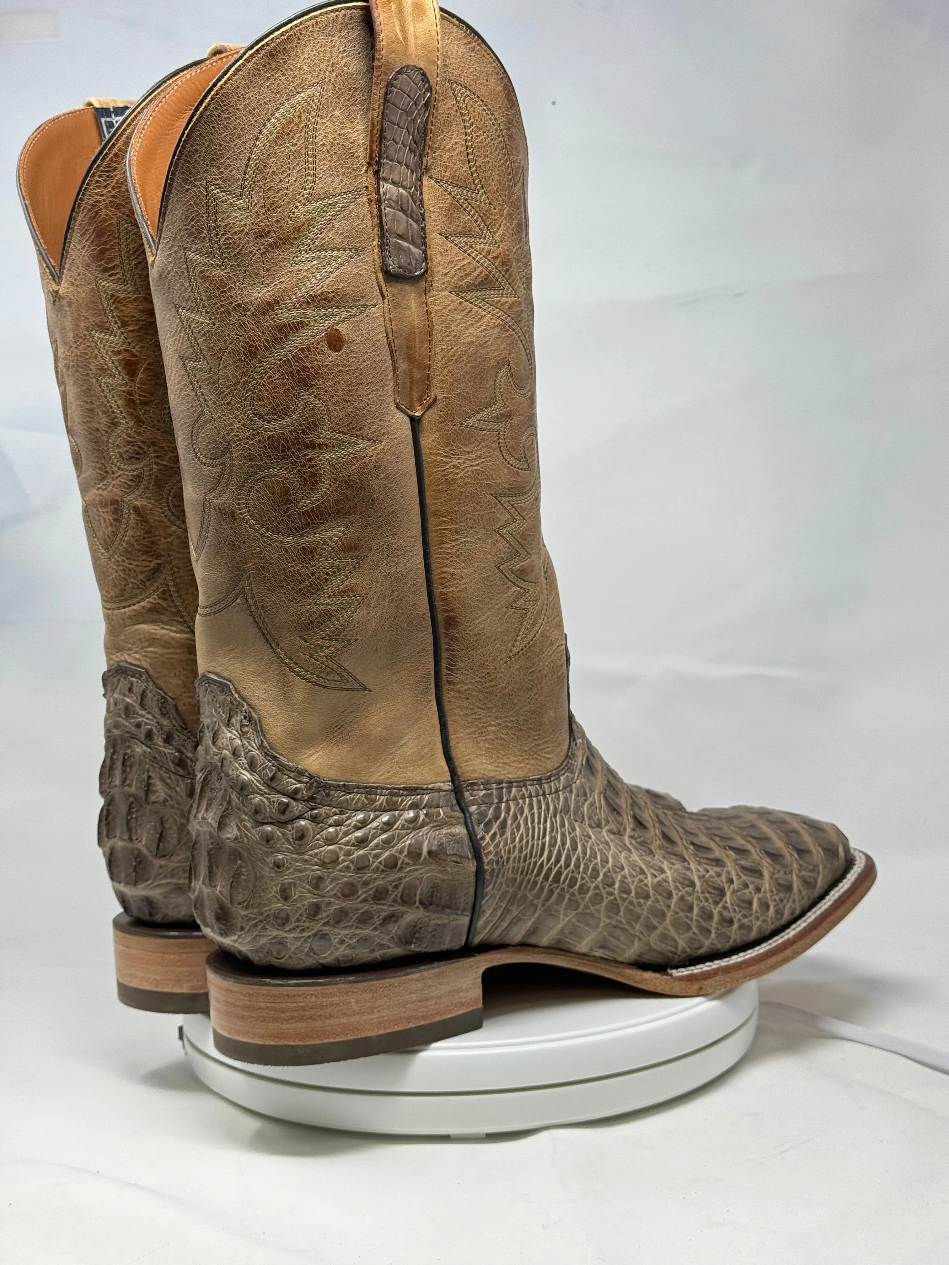 DJ2054 | Don Juan Boots Men's Caiman Back Chocomink H Toe P