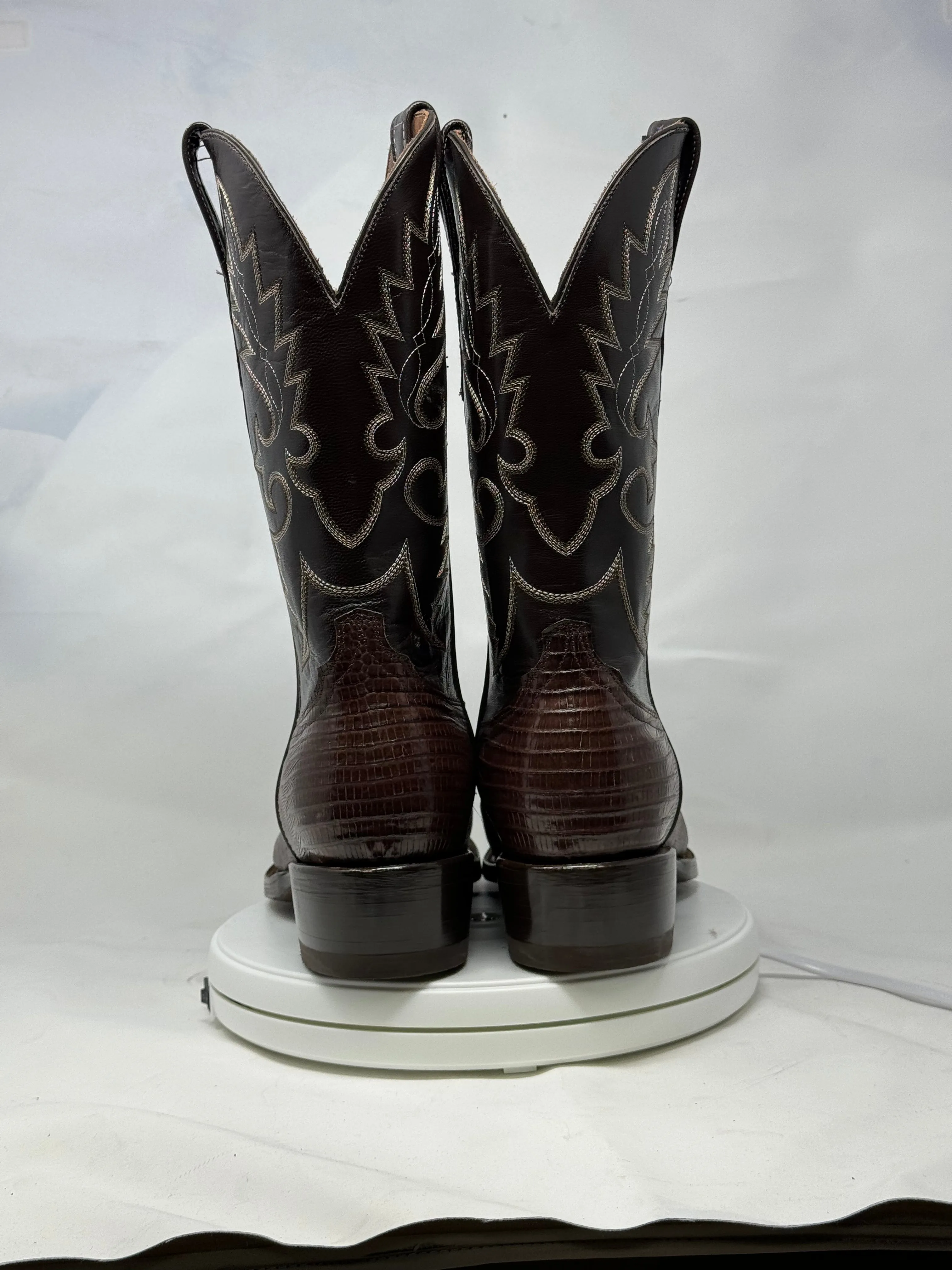 DJ5008 | Don Juan Boots Men's Lizard Chocolate R Toe
