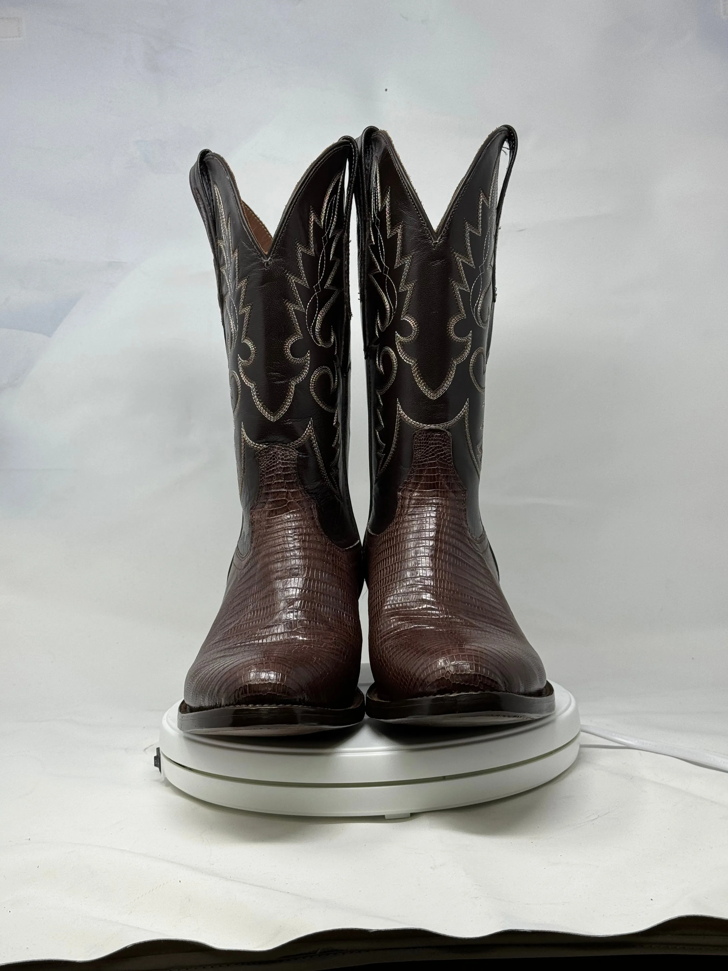 DJ5008 | Don Juan Boots Men's Lizard Chocolate R Toe
