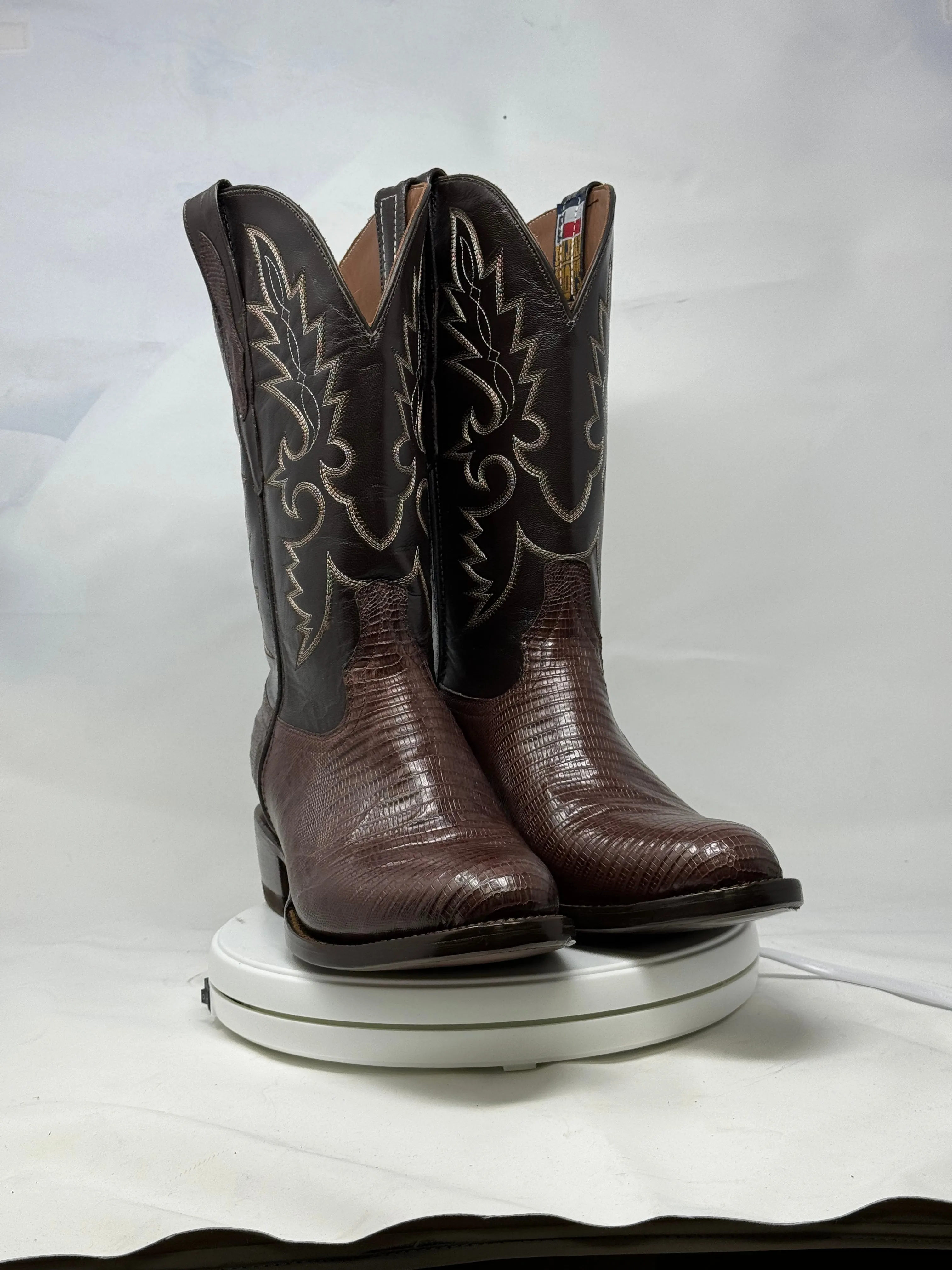 DJ5008 | Don Juan Boots Men's Lizard Chocolate R Toe