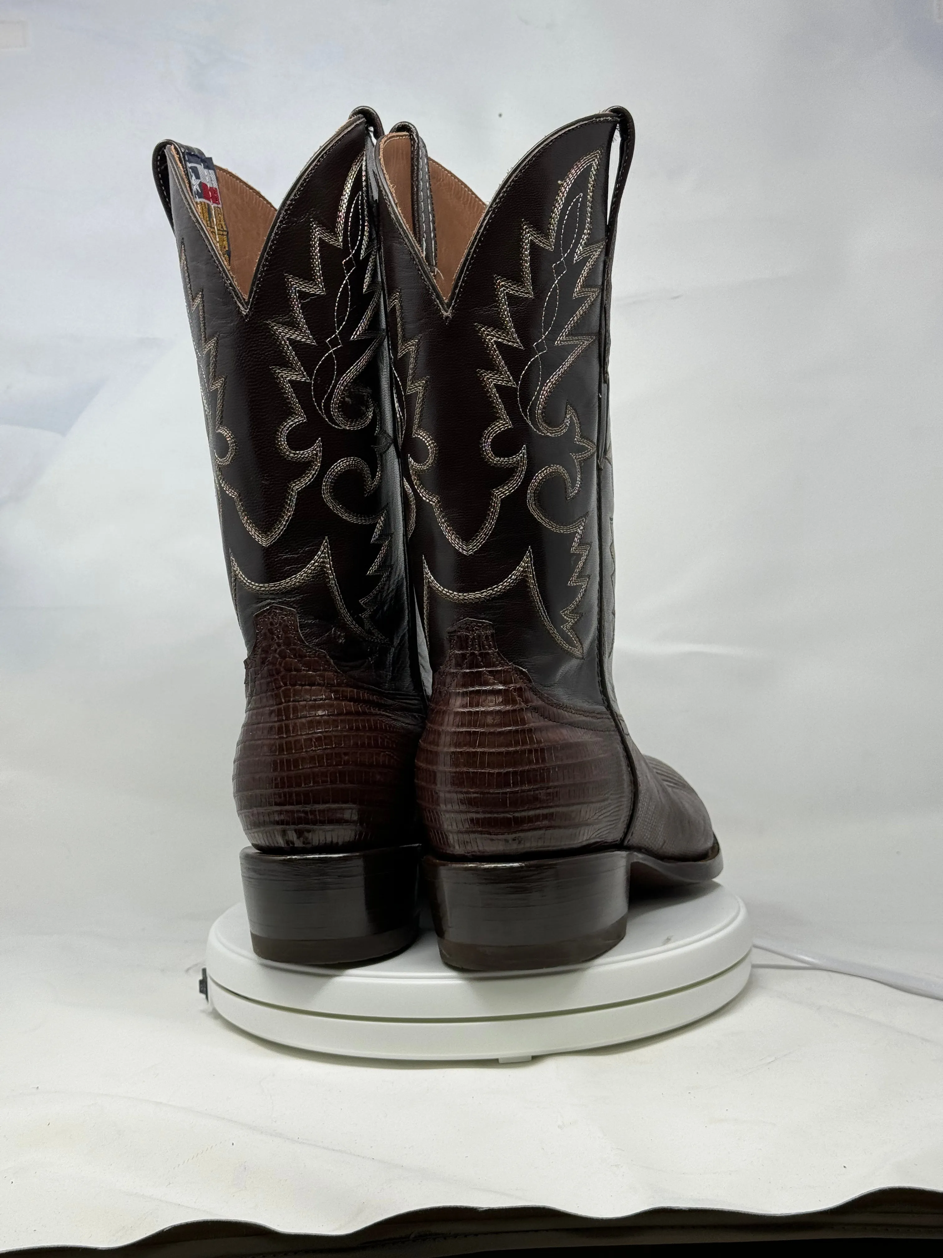 DJ5008 | Don Juan Boots Men's Lizard Chocolate R Toe
