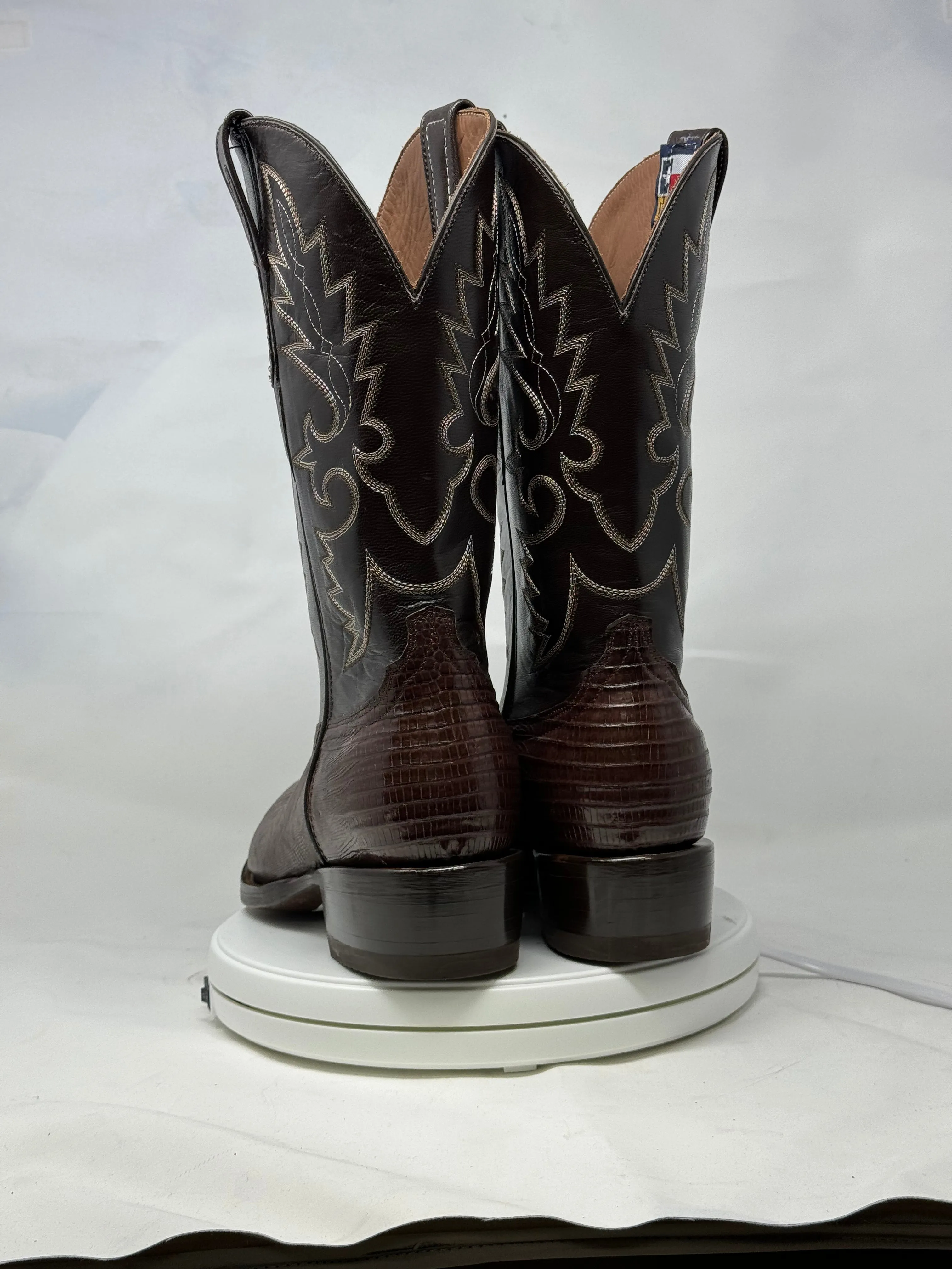 DJ5008 | Don Juan Boots Men's Lizard Chocolate R Toe