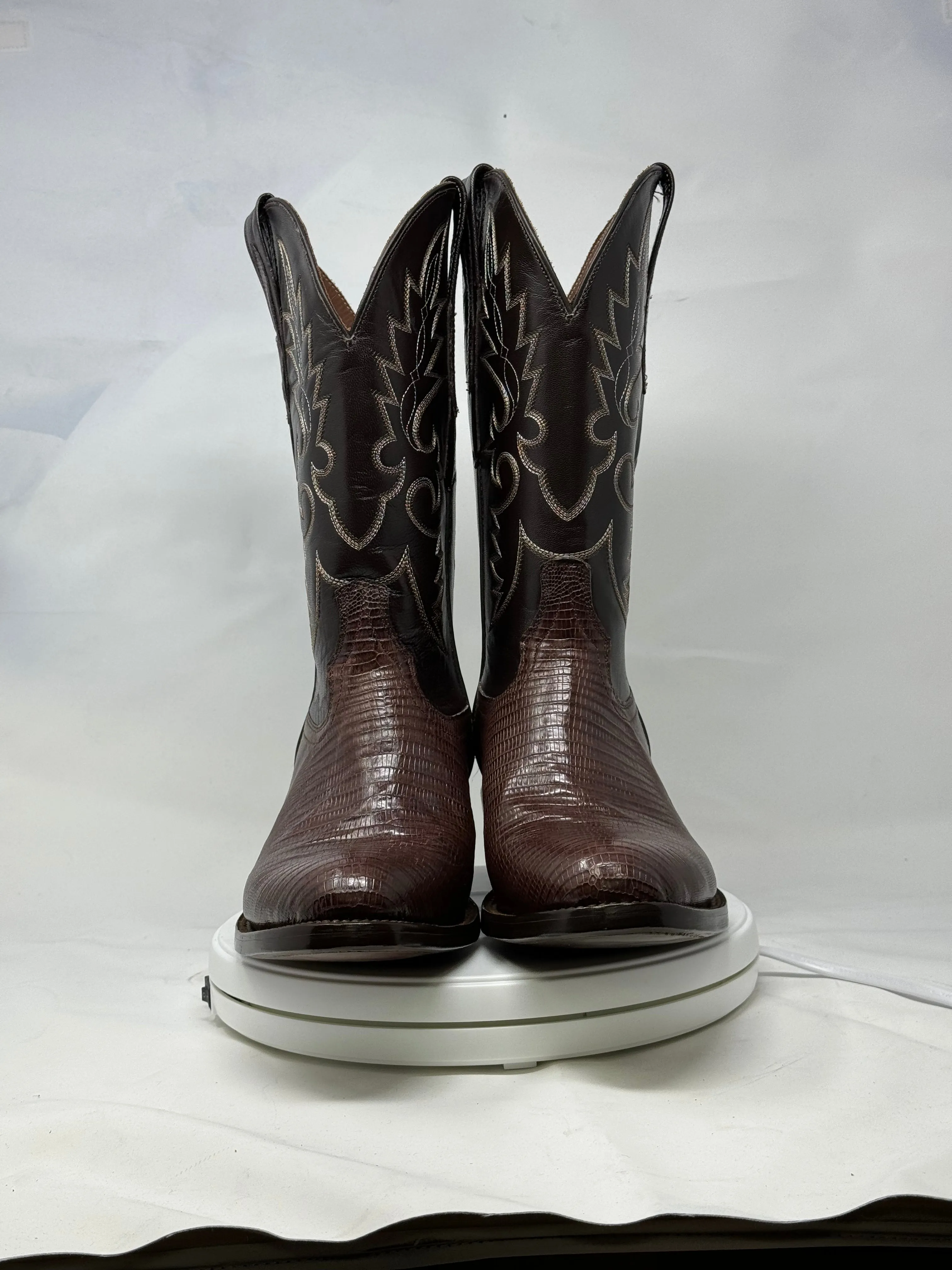 DJ5008 | Don Juan Boots Men's Lizard Chocolate R Toe