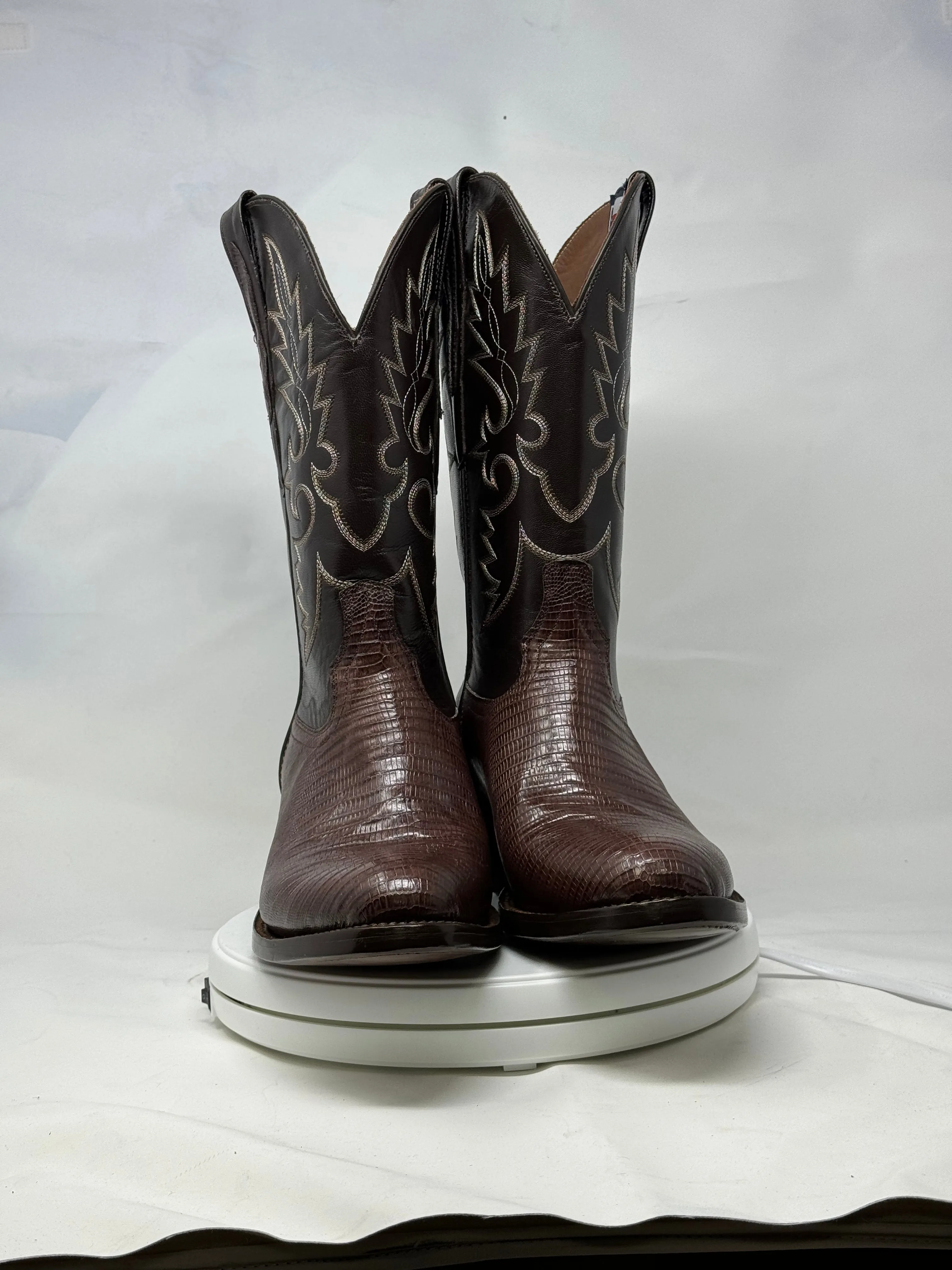 DJ5008 | Don Juan Boots Men's Lizard Chocolate R Toe