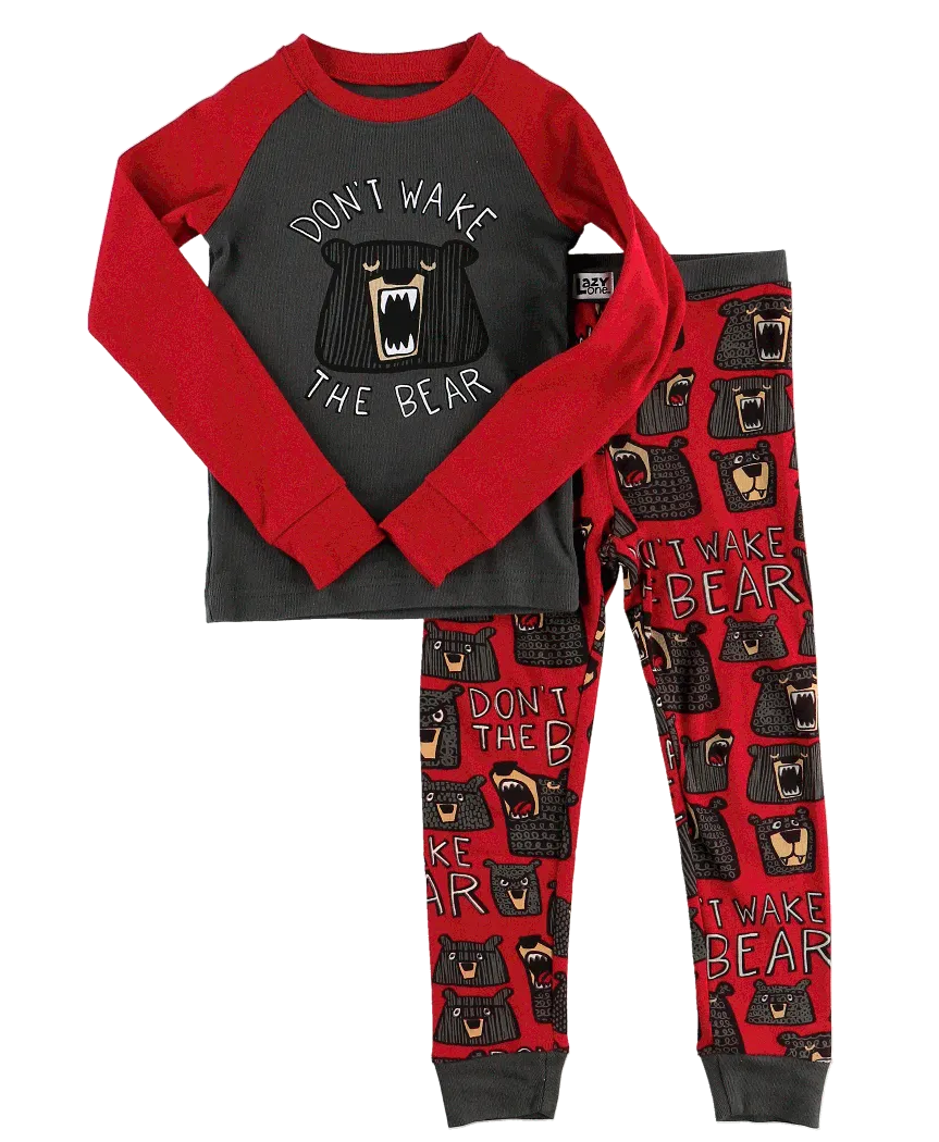 Don't Wake the Bear Kids Pajama Set
