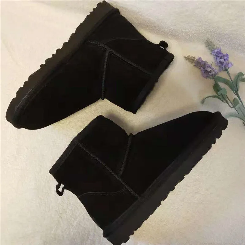 Fabienne Knöchel Echtleder Schneestiefel