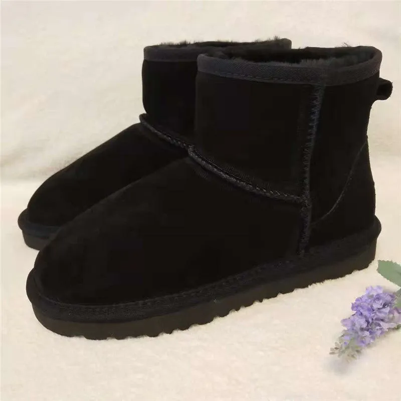 Fabienne Knöchel Echtleder Schneestiefel