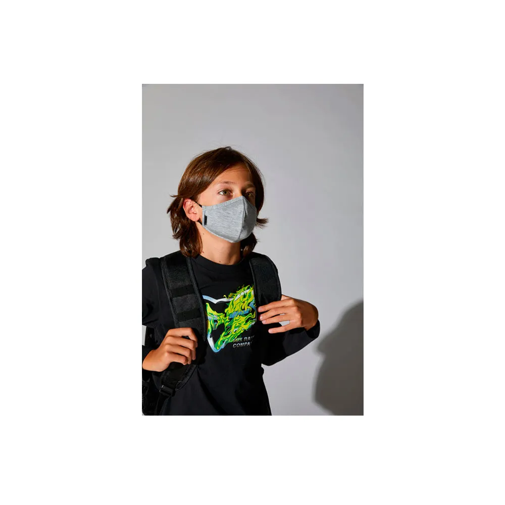 Fox - Youth - Face Mask - Heather Grey